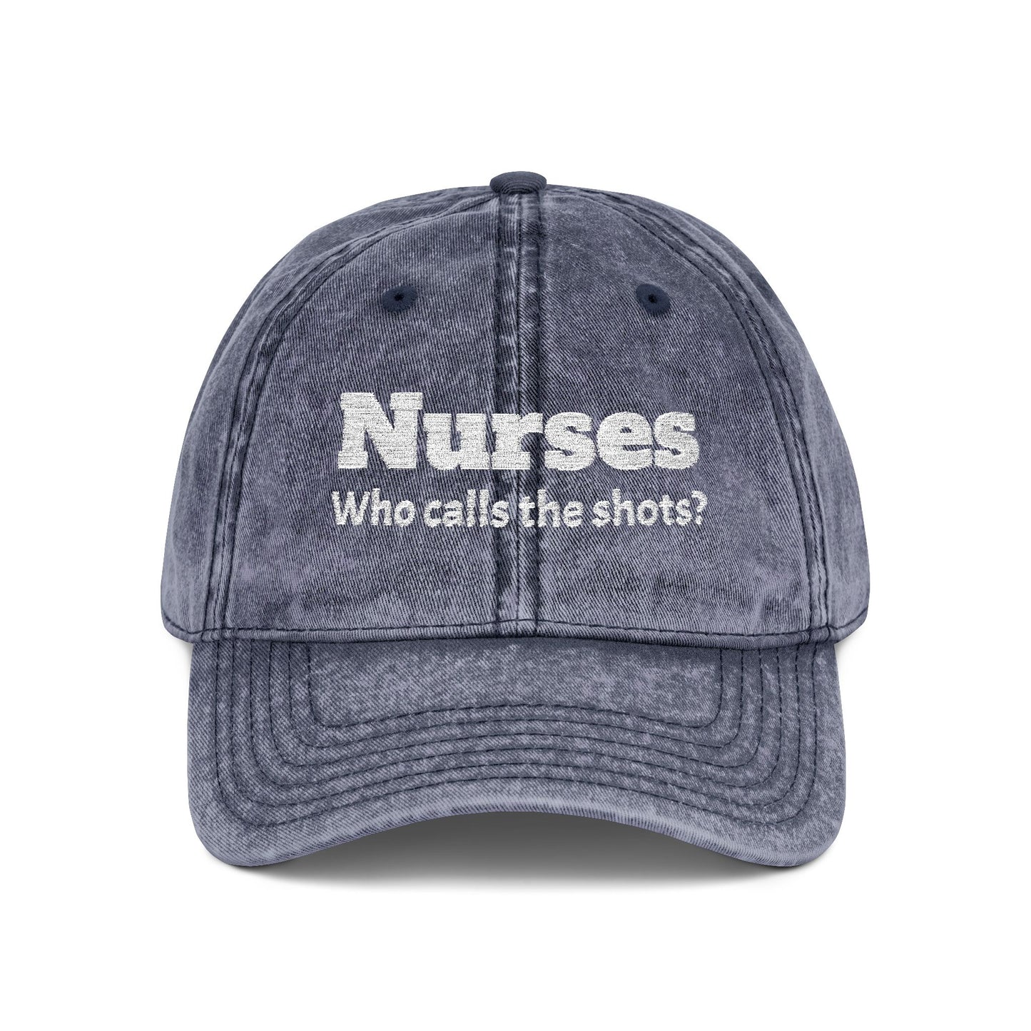 Embroidered "Nurses, Who Calls the Shots" Baseball Cap, Vintage Red Nurse Hat with "Mommy Hugs" on Back, RN Gift, Stylish Medical Headwear, Healthcare Worker Nurse Gift, Nursing Cap
