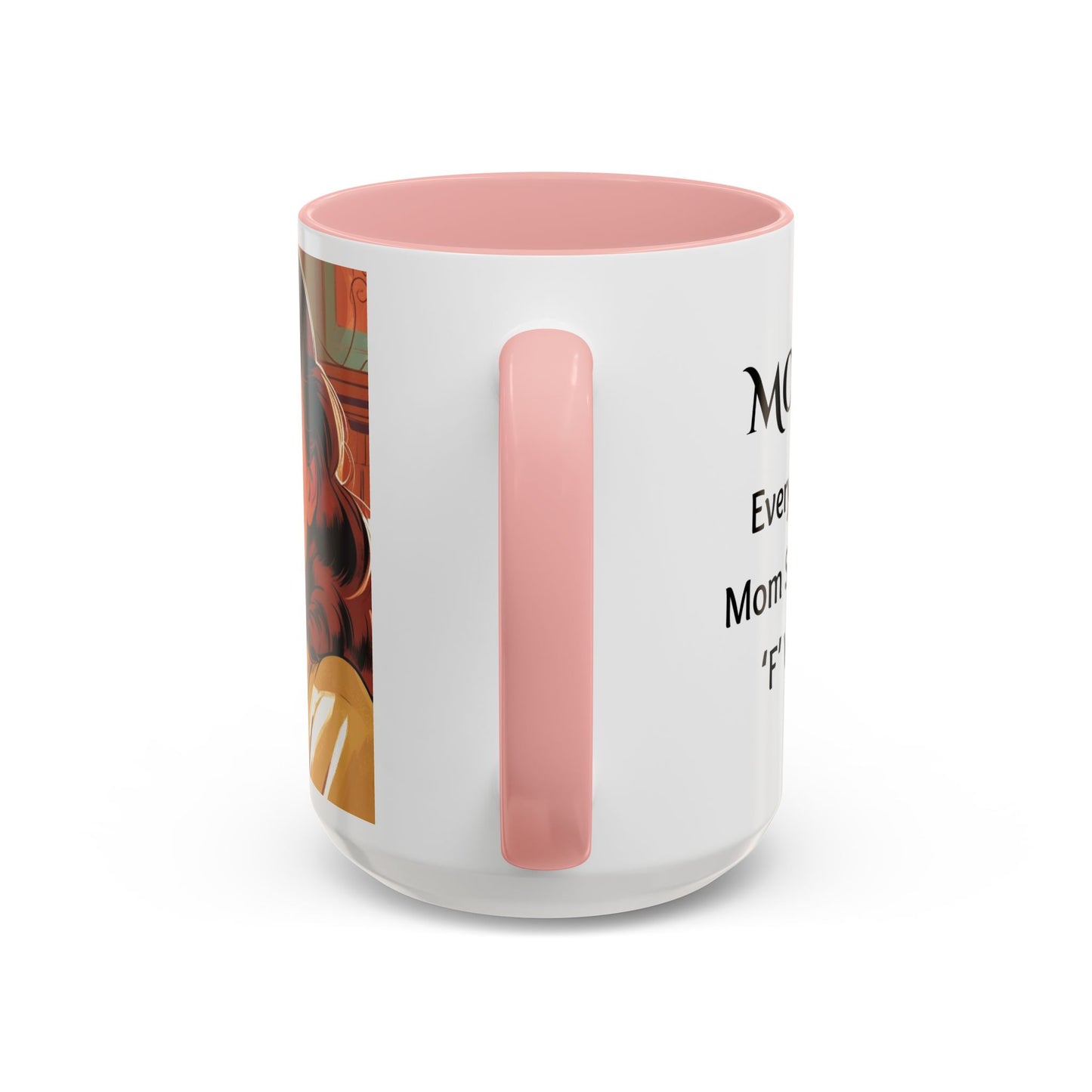 Cozy Accent Coffee Mug, 8 colors | Perfect for Home, Gift, saying, “Every great mom says the F word”