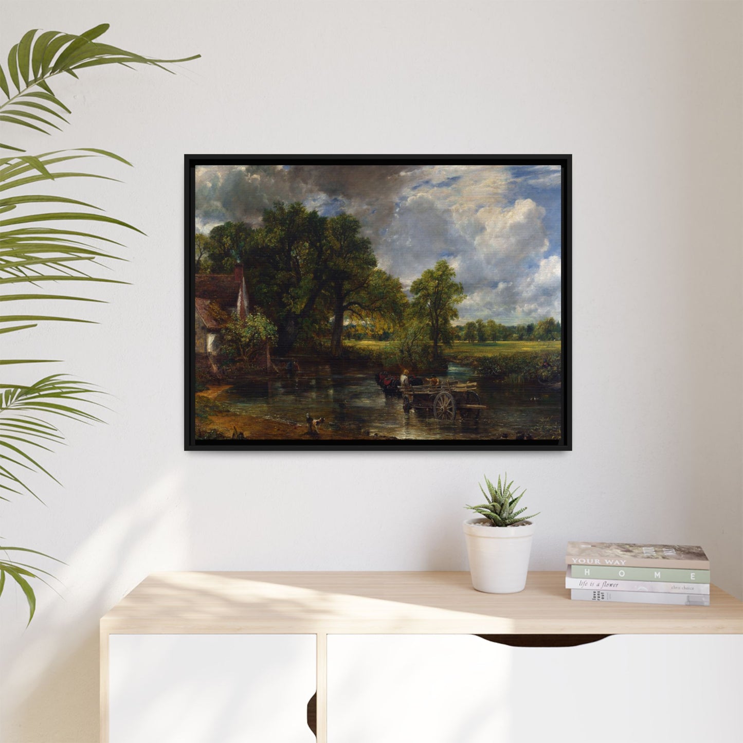 Canvas Framed Print - The Hay Wain by John Constable