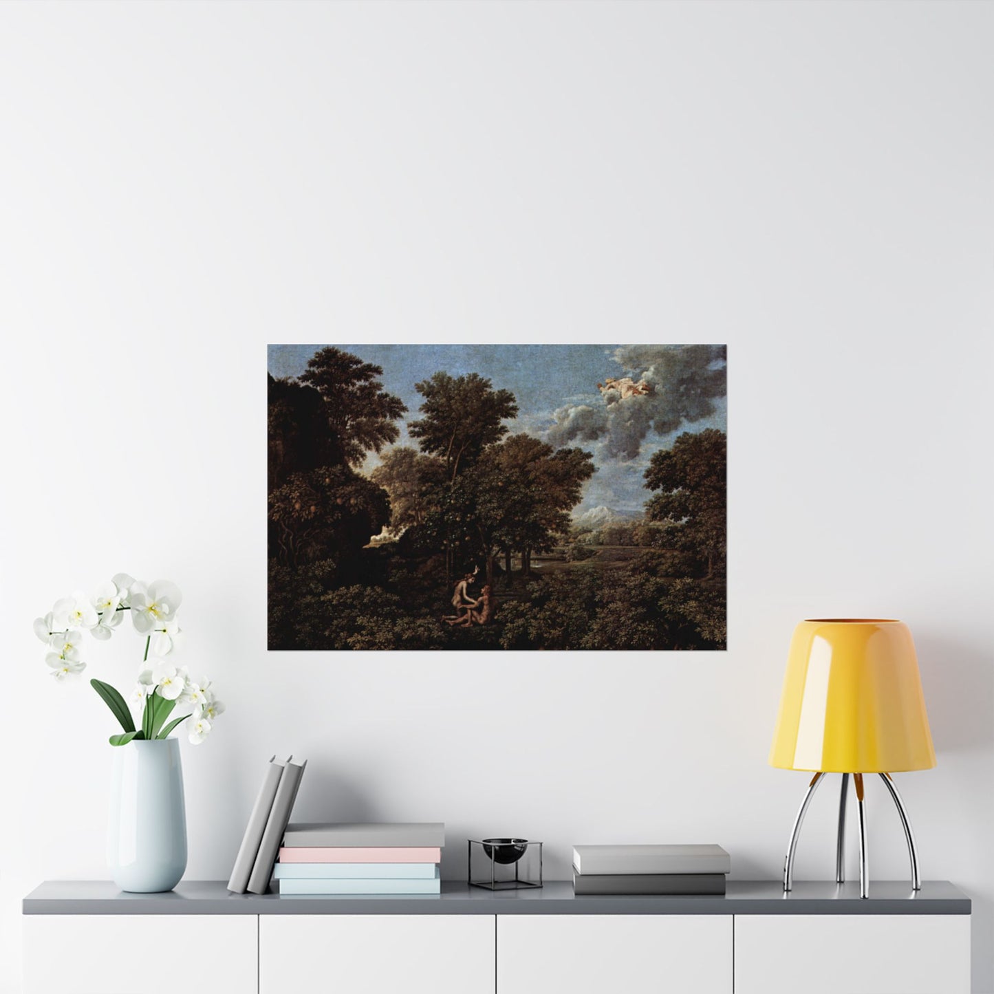 Satin Poster Only - Le Printemps - Spring - The Earthly Paradise by Nicolas Poussin