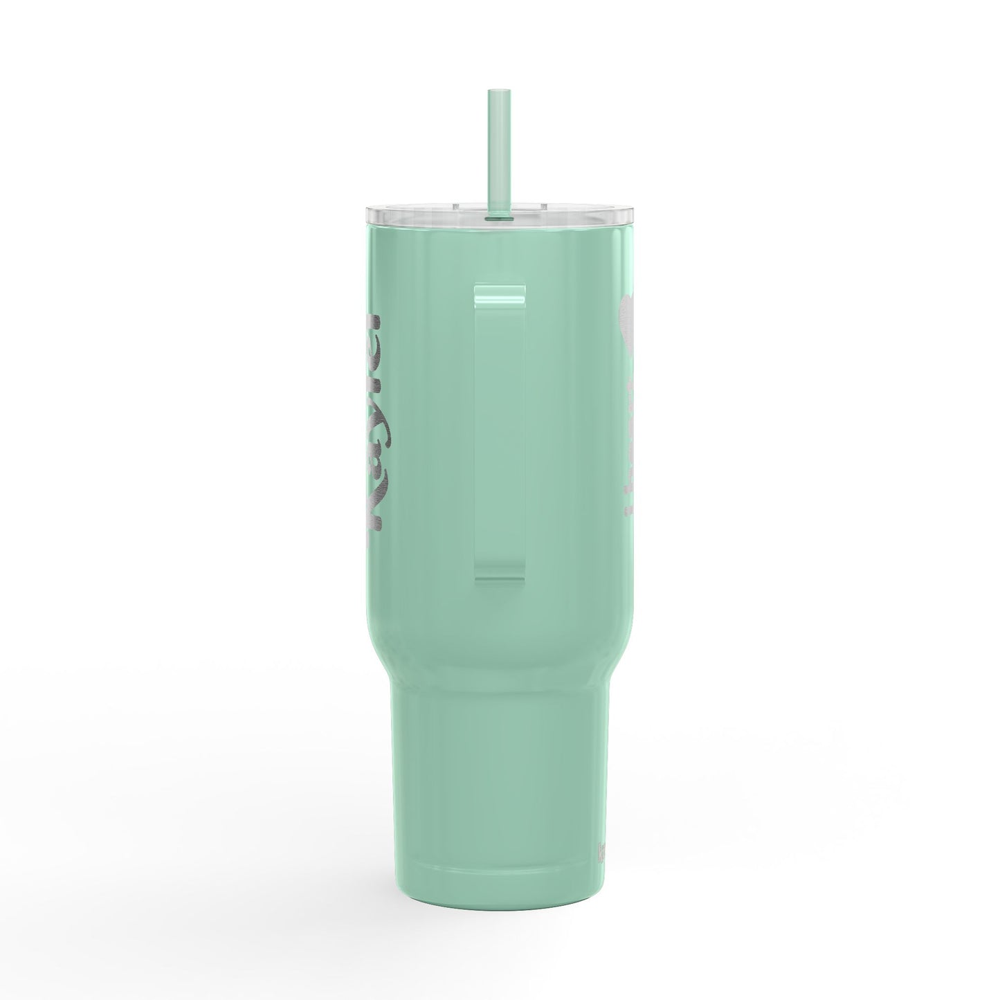 Engraved Personalized Their name on Insulated Tumbler, Both sides Custom Engraved 40oz Drinkware Gift for Him/Her, Birthday, Travel Mug