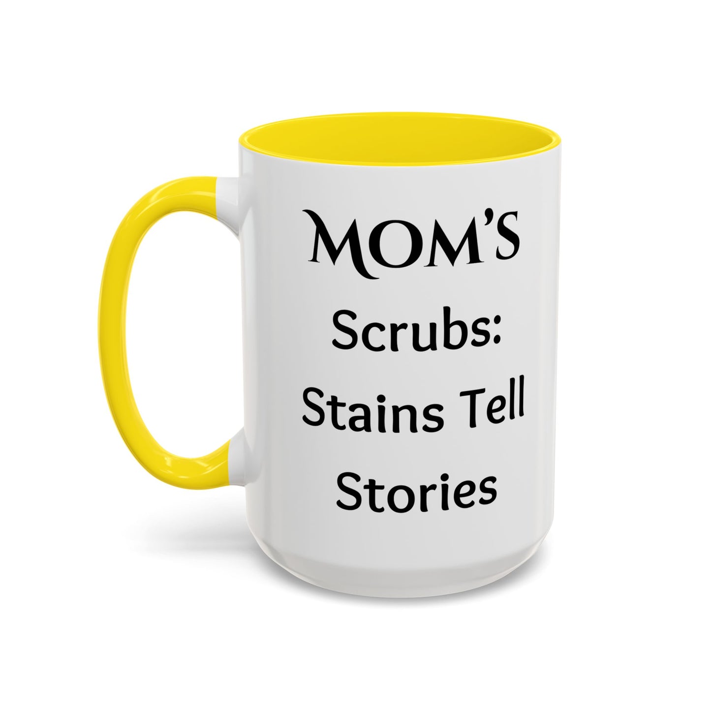 Cozy Accent Coffee Mug, 8 colors | Perfect Gift for Mom or Nurses, facing her it says, “Thank you Mom”