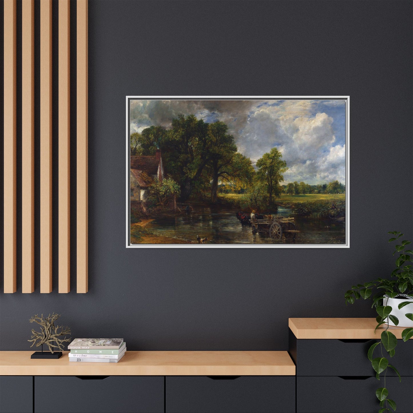 Canvas Framed Print - The Hay Wain by John Constable