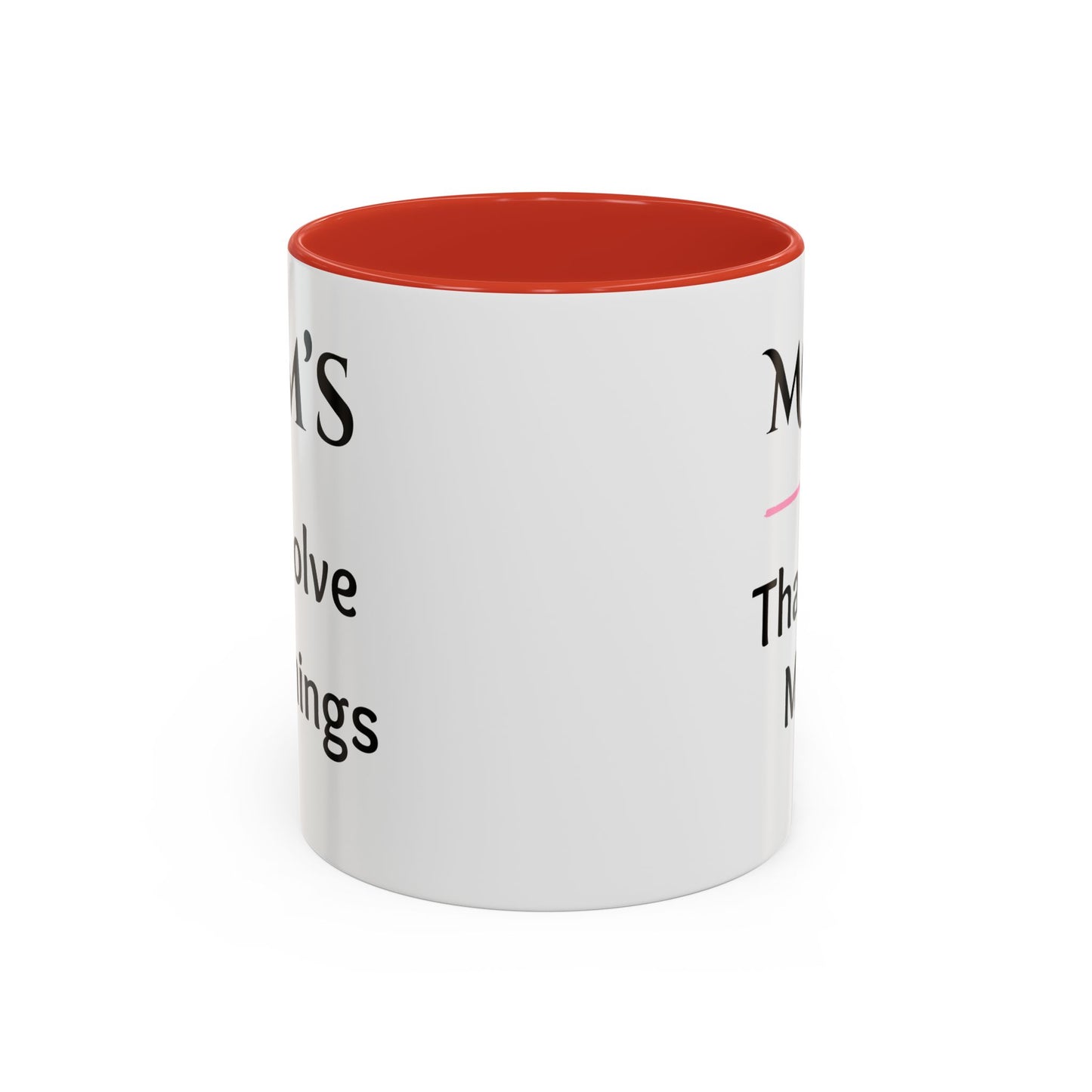 Cozy Accent Coffee Mug, 8 colors | Perfect Gift for Mom, saying, “Hugs solve most problems”, and a Thank you message face her!