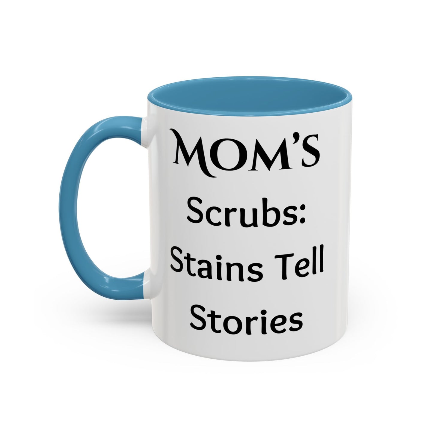Cozy Accent Coffee Mug, 8 colors | Perfect Gift for Mom or Nurses, facing her it says, “Thank you Mom”