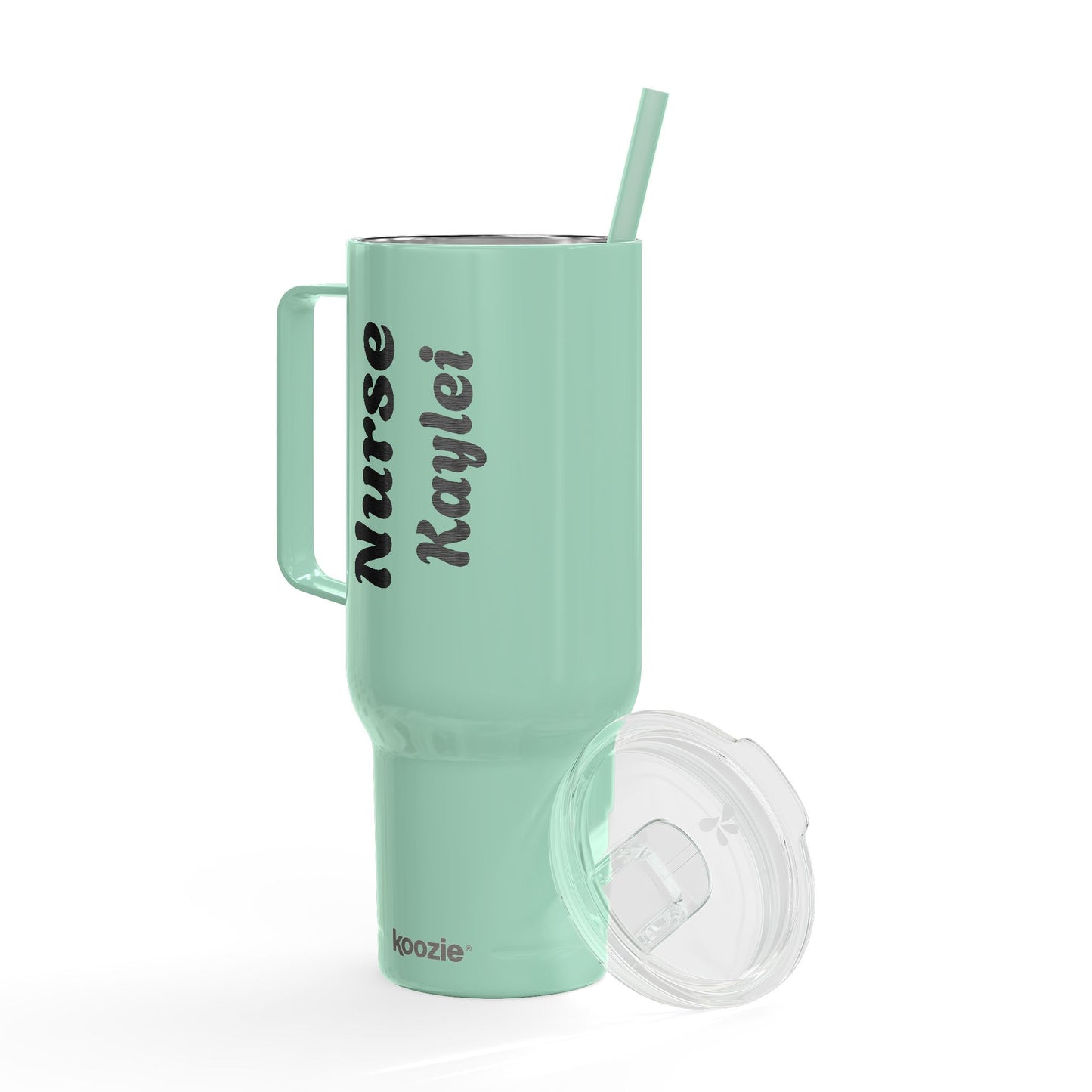 Personalized 40oz Insulated Tumbler for Nurses, Custom Engraved Drinkware, Gift for Healthcare Workers, Travel Mug for Hot/Cold Beverages, Custom Engraved Insulated Tumbler