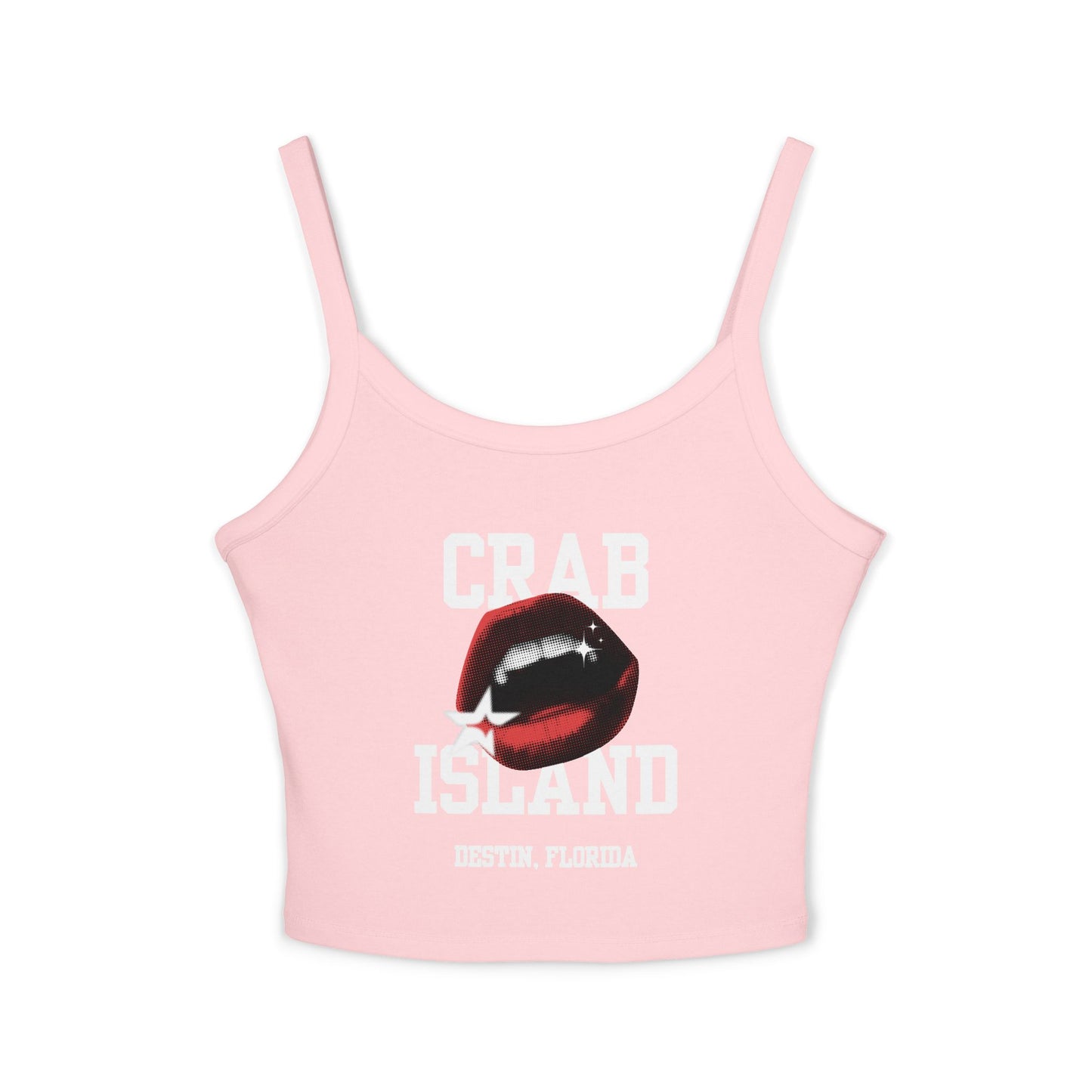 Tank Top - Crab Island Women's Softstyle Tee - Biten by Me Brand - Destin, Florida