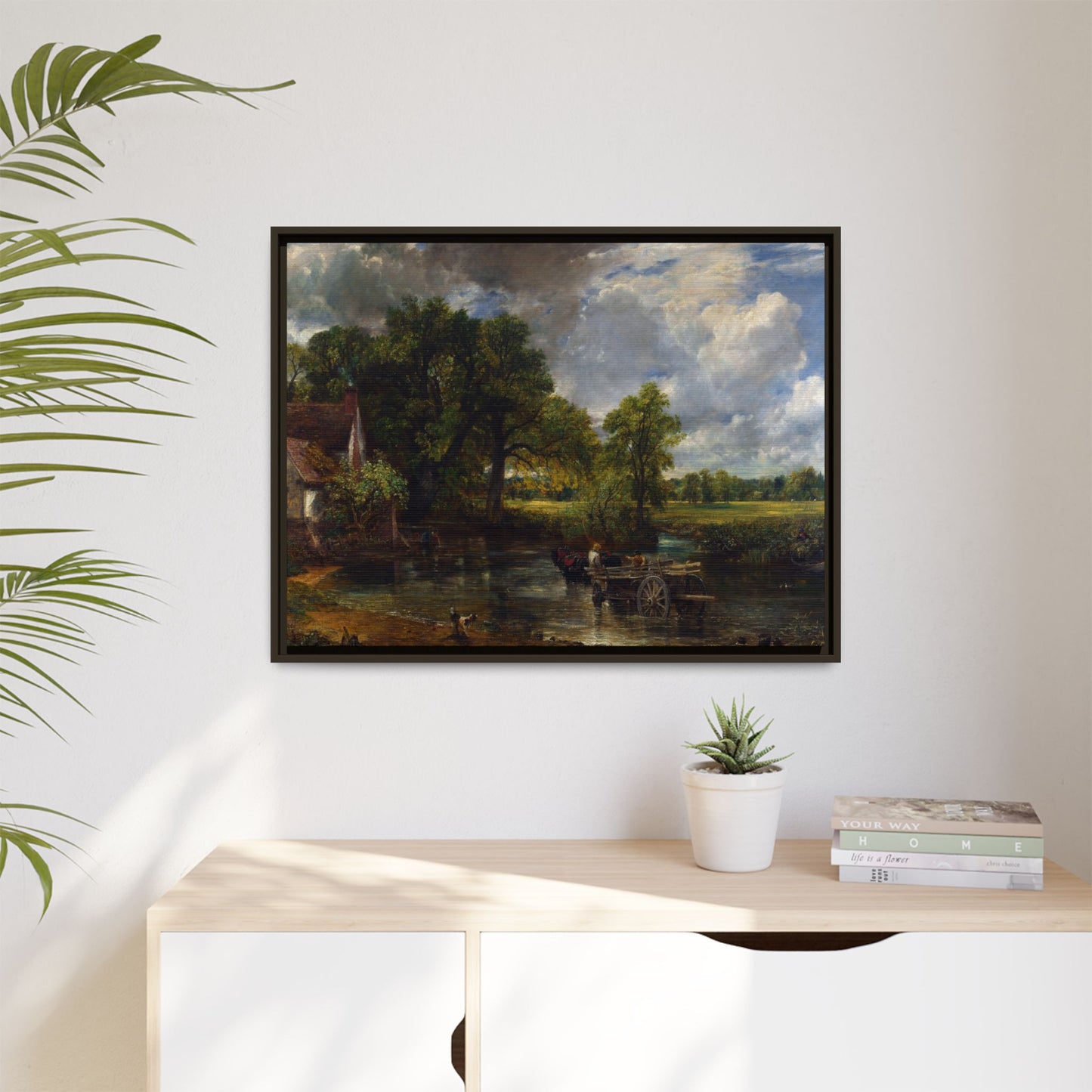 Canvas Framed Print - The Hay Wain by John Constable