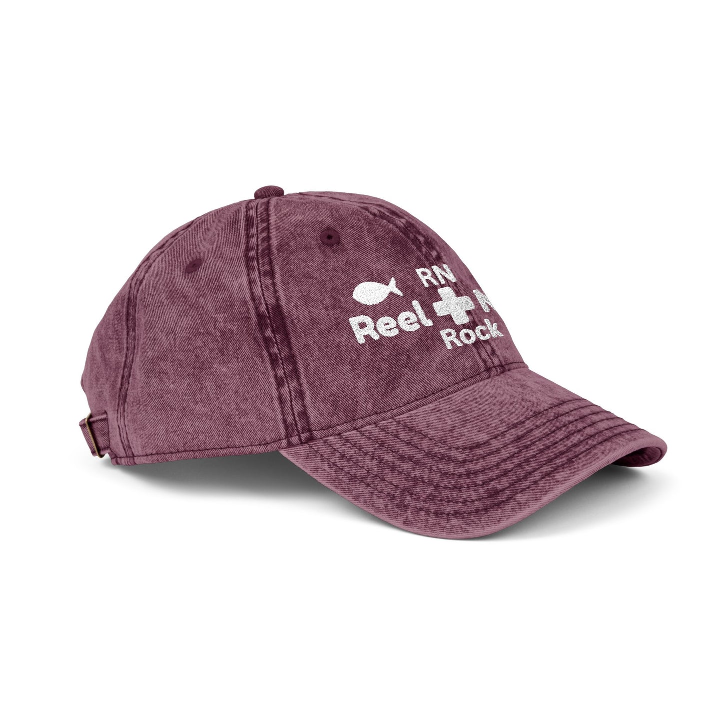 Embroidered Vintage Cap, Red Nurse Baseball Style Hat for RN Gifts and Healthcare Workers, Mommy Hugs Embroidery