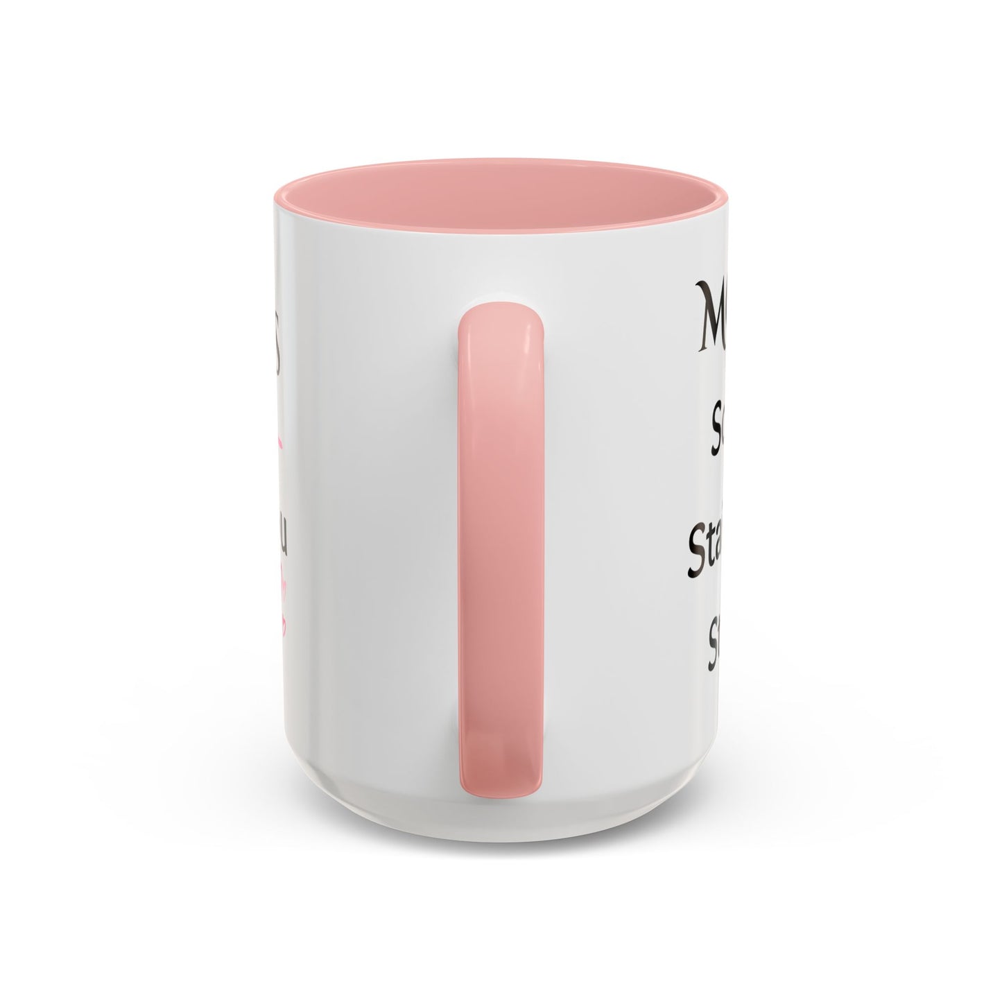 Cozy Accent Coffee Mug, 8 colors | Perfect Gift for Mom or Nurses, facing her it says, “Thank you Mom”