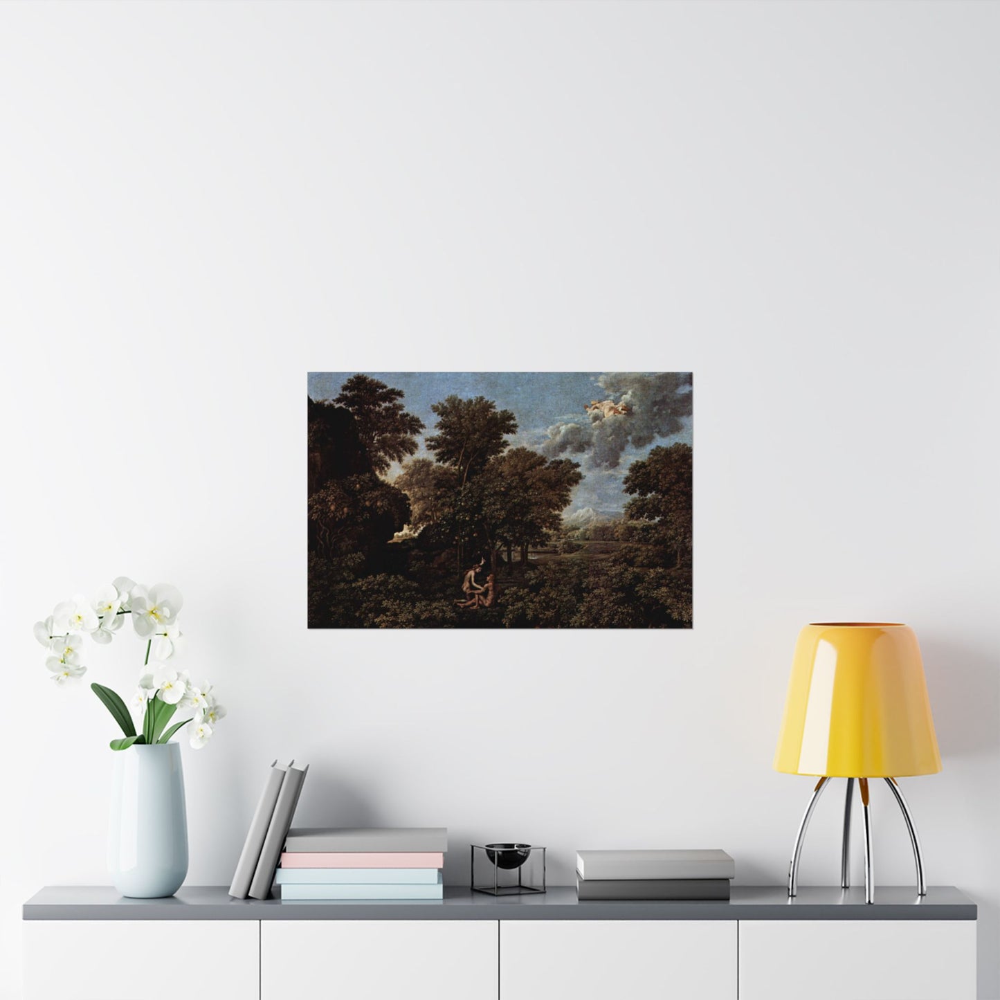 Satin Poster Only - Le Printemps - Spring - The Earthly Paradise by Nicolas Poussin