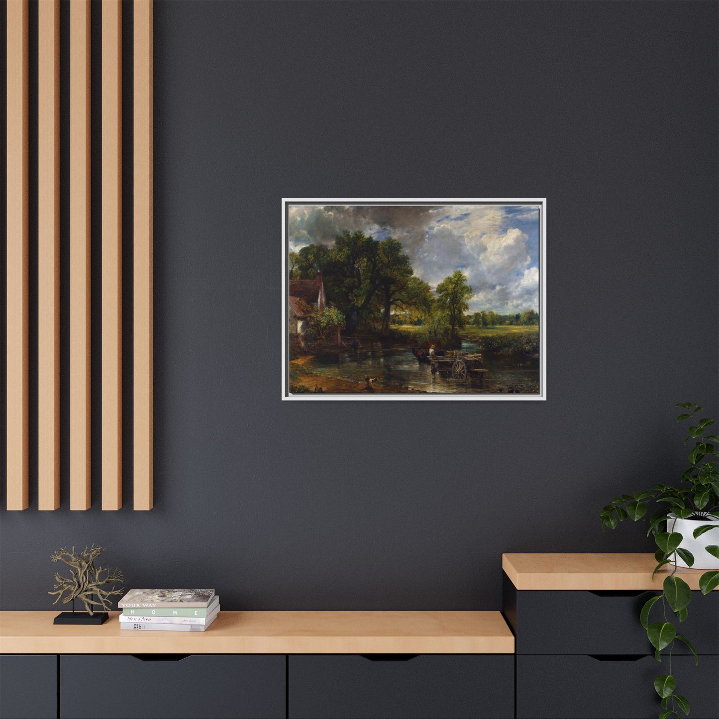 Canvas Framed Print - The Hay Wain by John Constable
