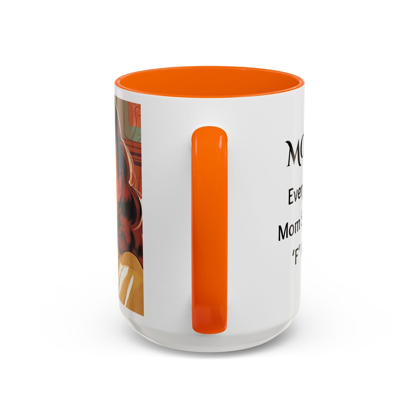 Cozy Accent Coffee Mug, 8 colors | Perfect for Home, Gift, saying, “Every great mom says the F word”