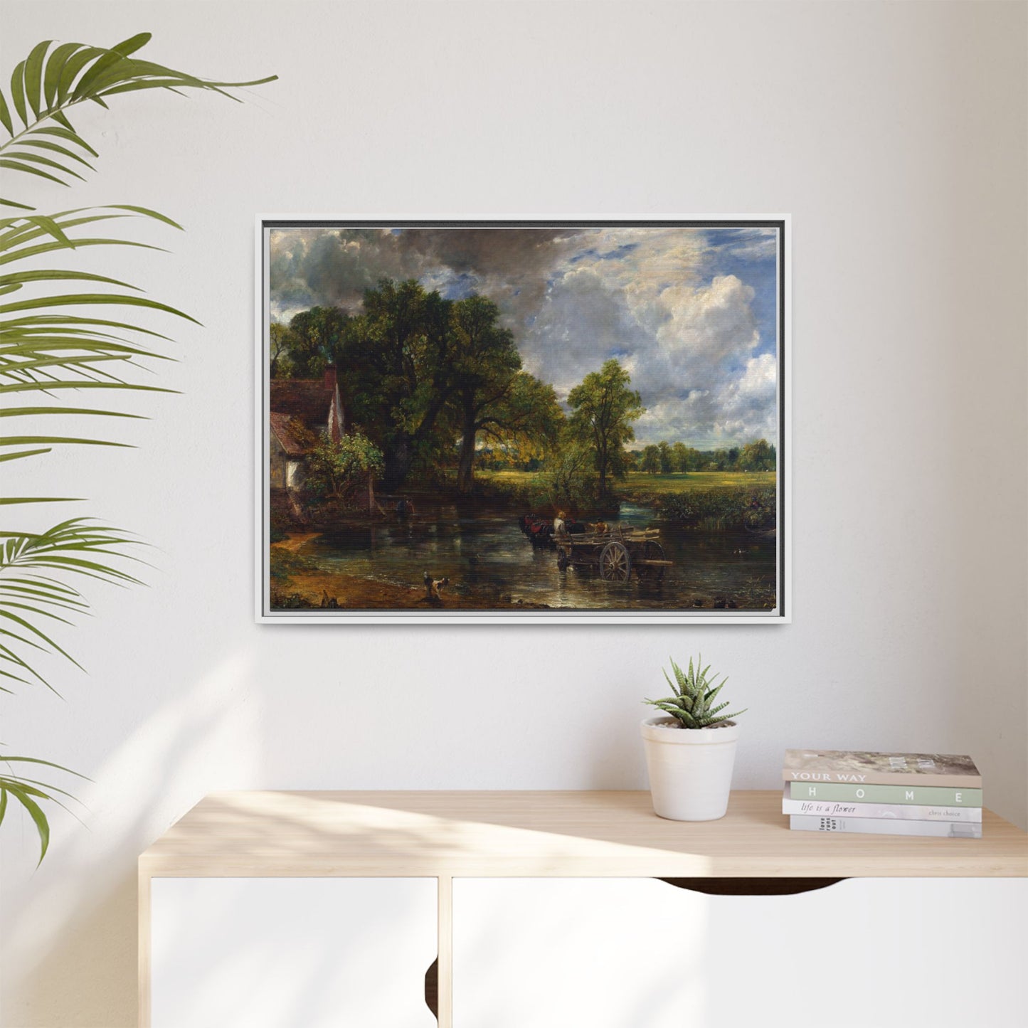 Canvas Framed Print - The Hay Wain by John Constable