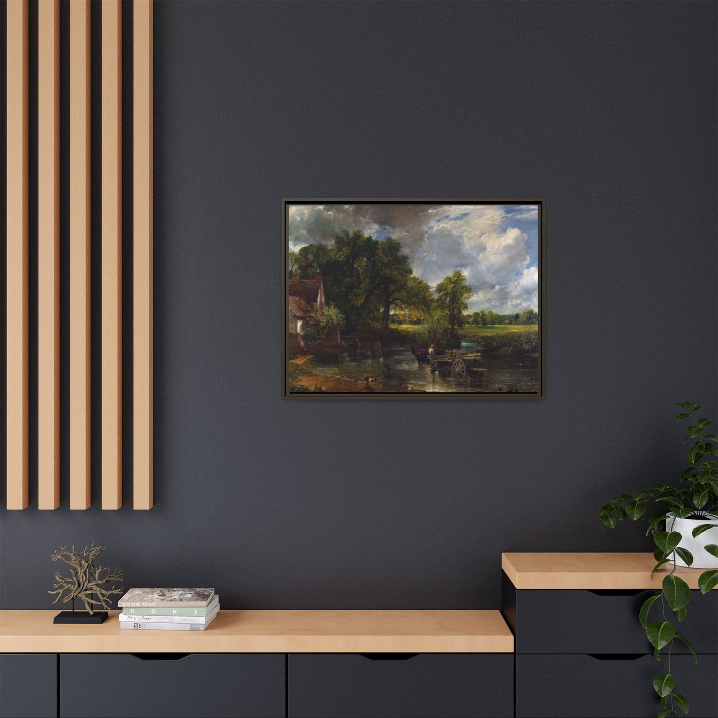 Canvas Framed Print - The Hay Wain by John Constable