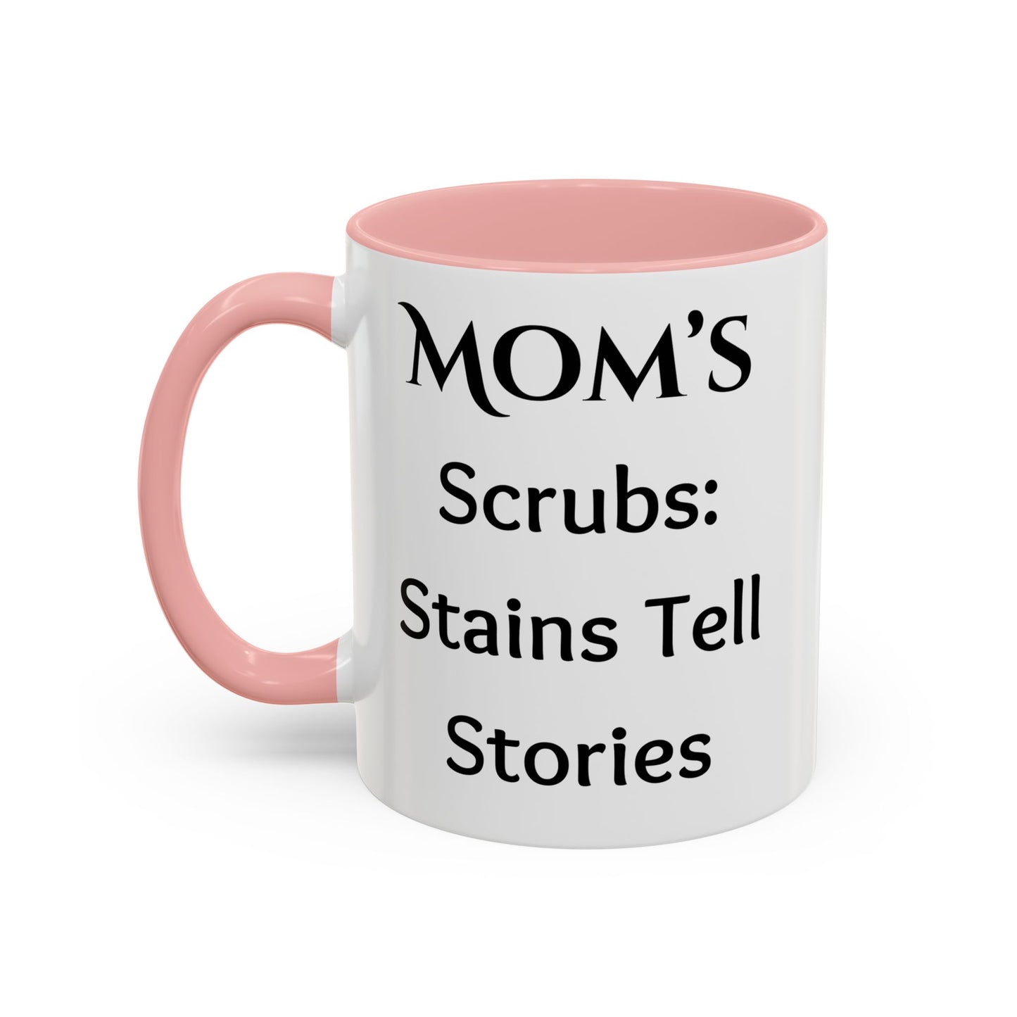 Cozy Accent Coffee Mug, 8 colors | Perfect Gift for Mom or Nurses, facing her it says, “Thank you Mom”