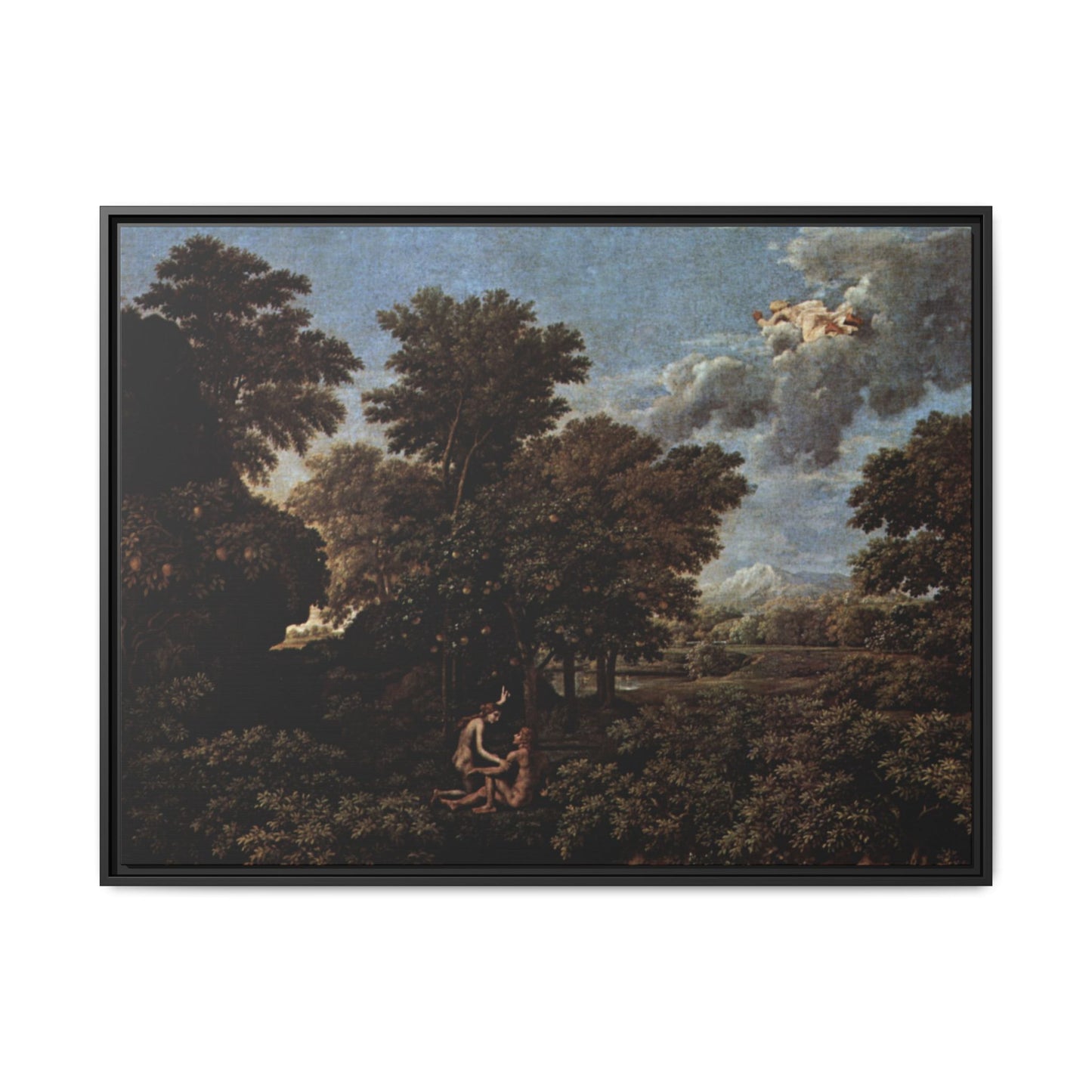 Canvas Framed Print Art - Le Printemps by Pierre-Auguste Cot