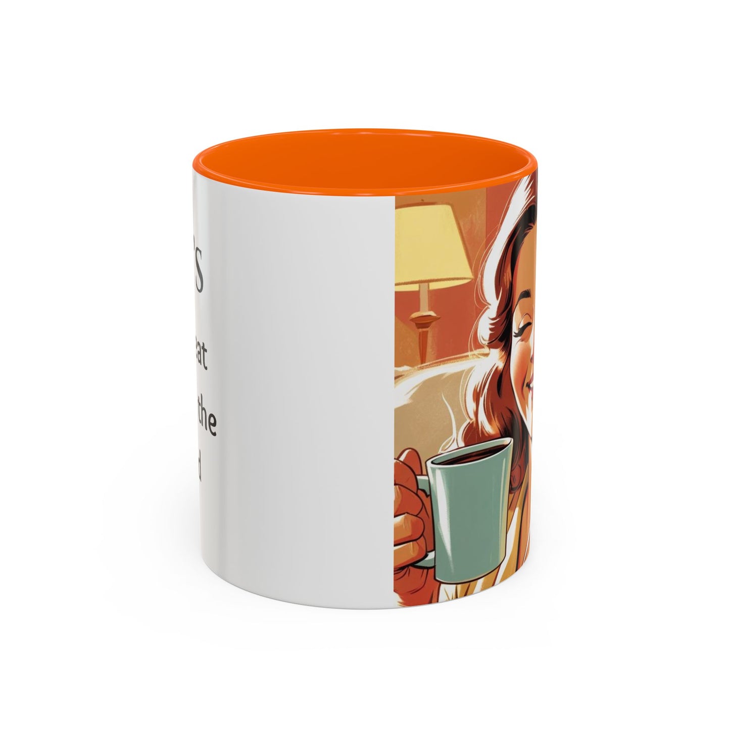 Cozy Accent Coffee Mug, 8 colors | Perfect for Home, Gift, saying, “Every great mom says the F word”