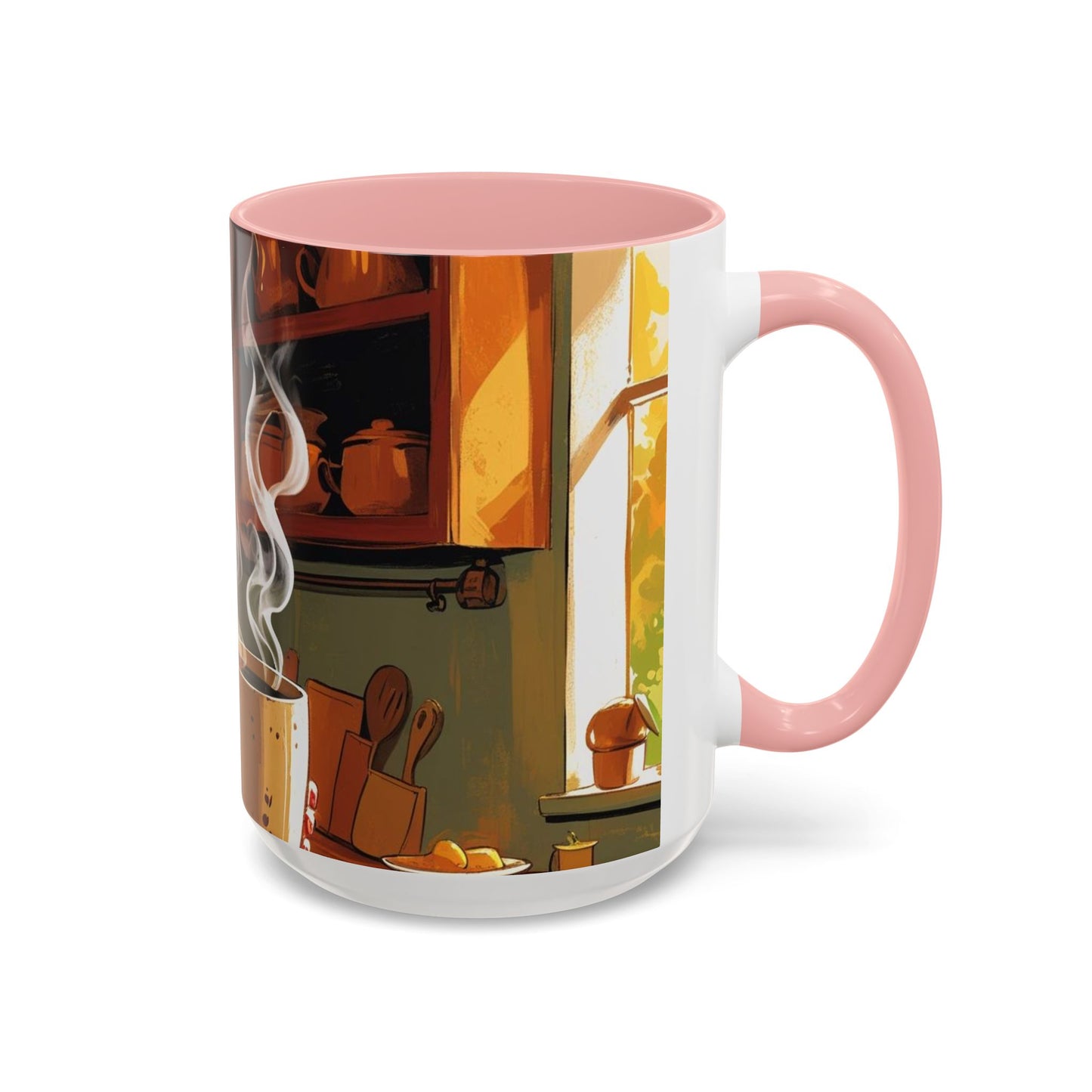 Cozy Accent Coffee Mug | Perfect for Home, Gift, saying, “That look, five minutes of peace”