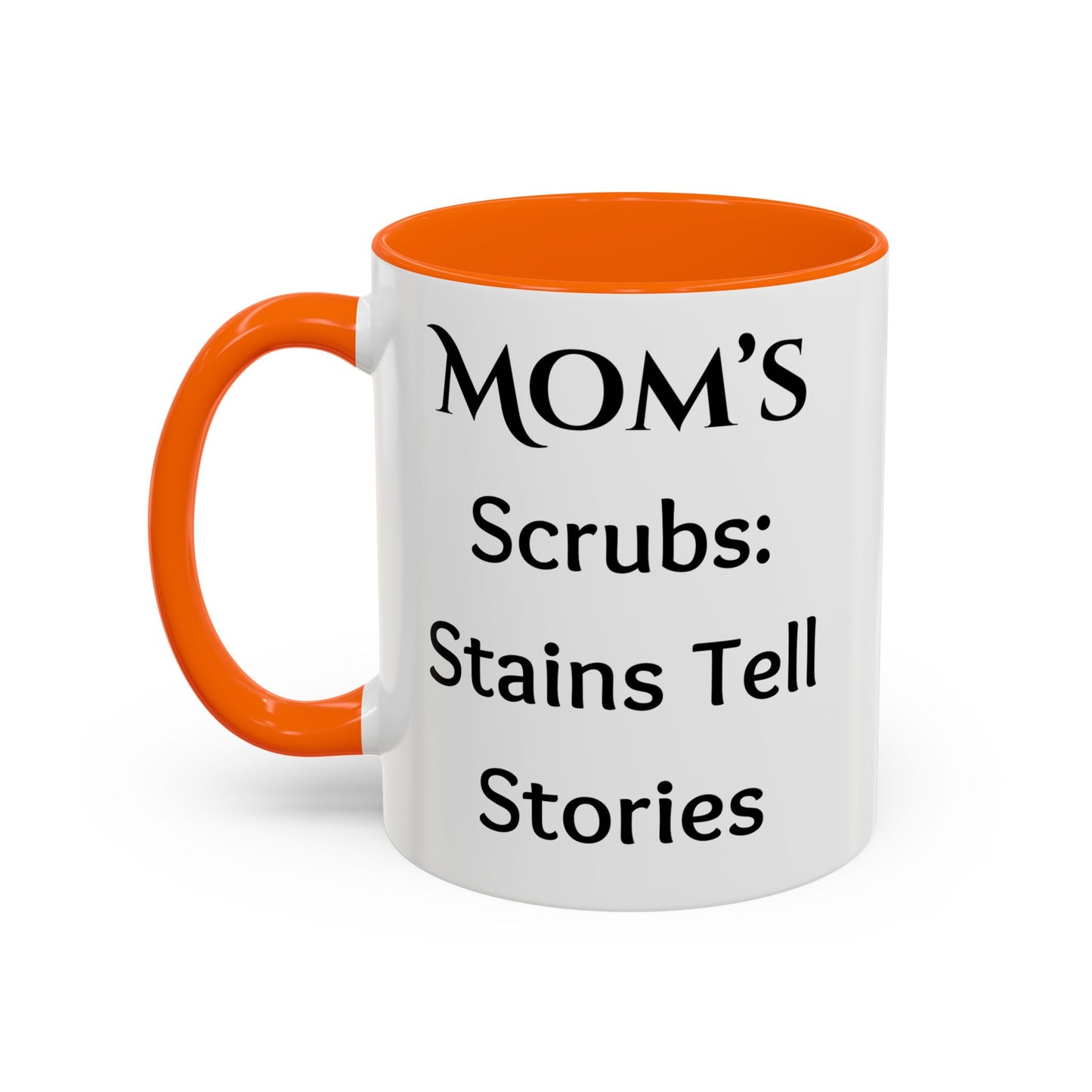 Cozy Accent Coffee Mug, 8 colors | Perfect Gift for Mom or Nurses, facing her it says, “Thank you Mom”