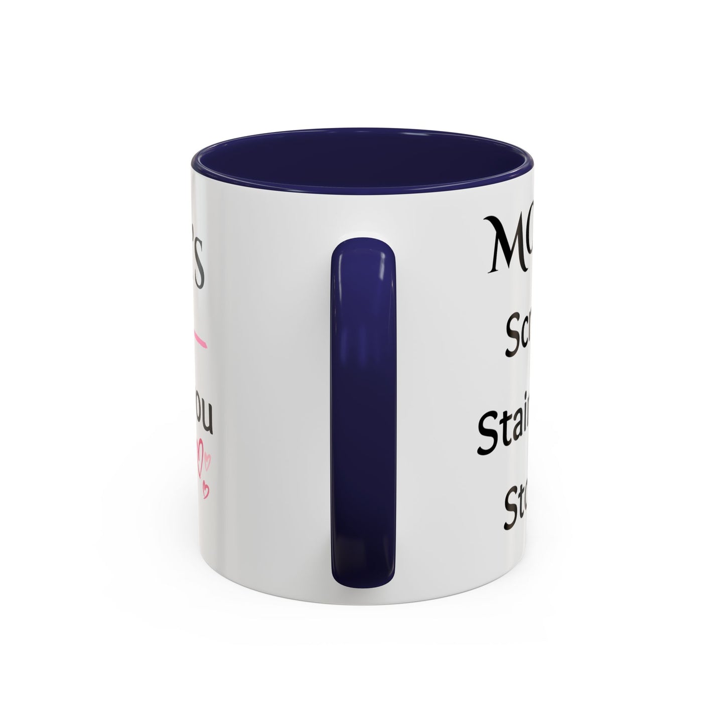 Cozy Accent Coffee Mug, 8 colors | Perfect Gift for Mom or Nurses, facing her it says, “Thank you Mom”
