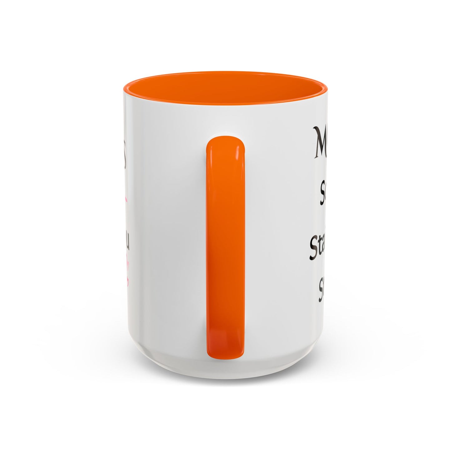 Cozy Accent Coffee Mug, 8 colors | Perfect Gift for Mom or Nurses, facing her it says, “Thank you Mom”