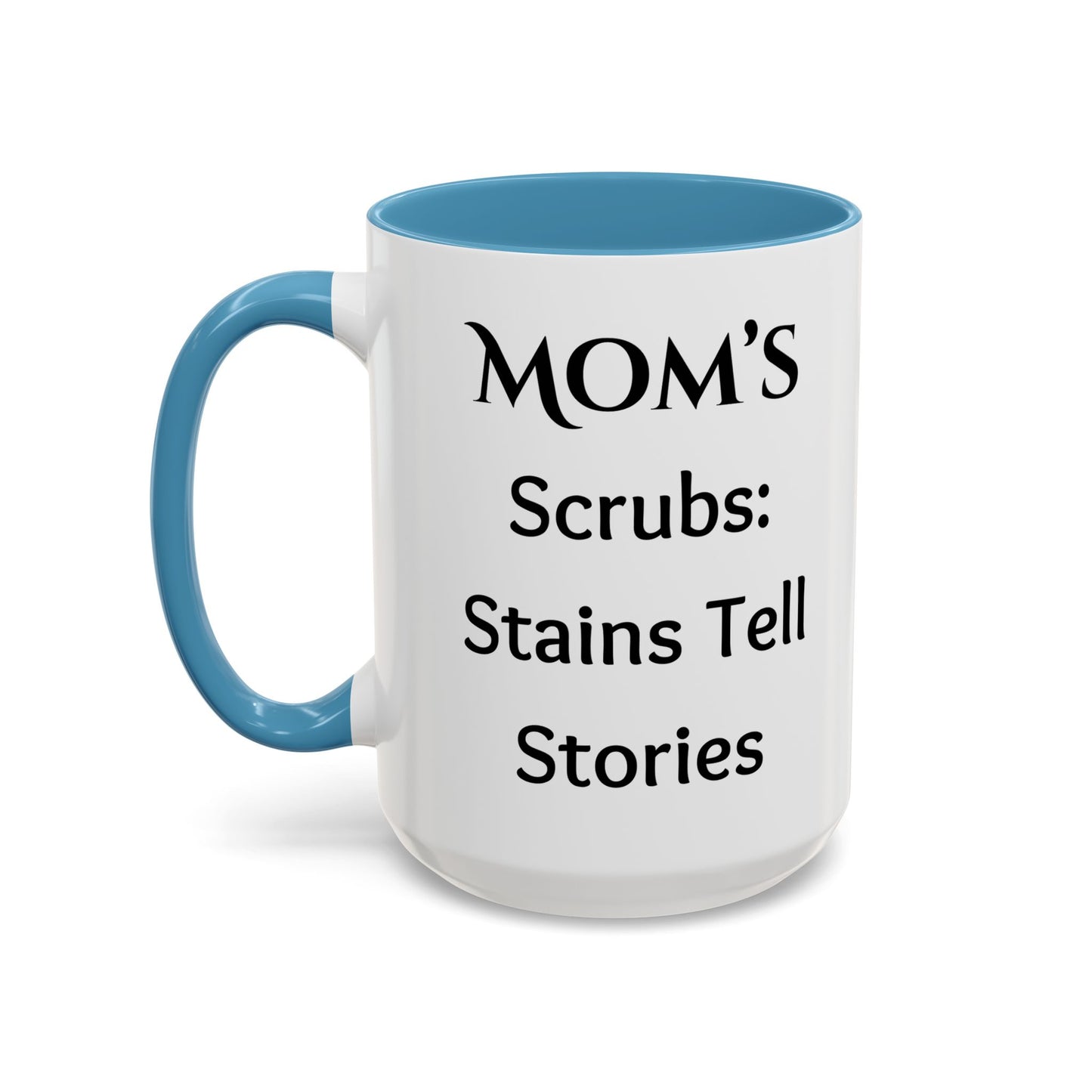 Cozy Accent Coffee Mug, 8 colors | Perfect Gift for Mom or Nurses, facing her it says, “Thank you Mom”