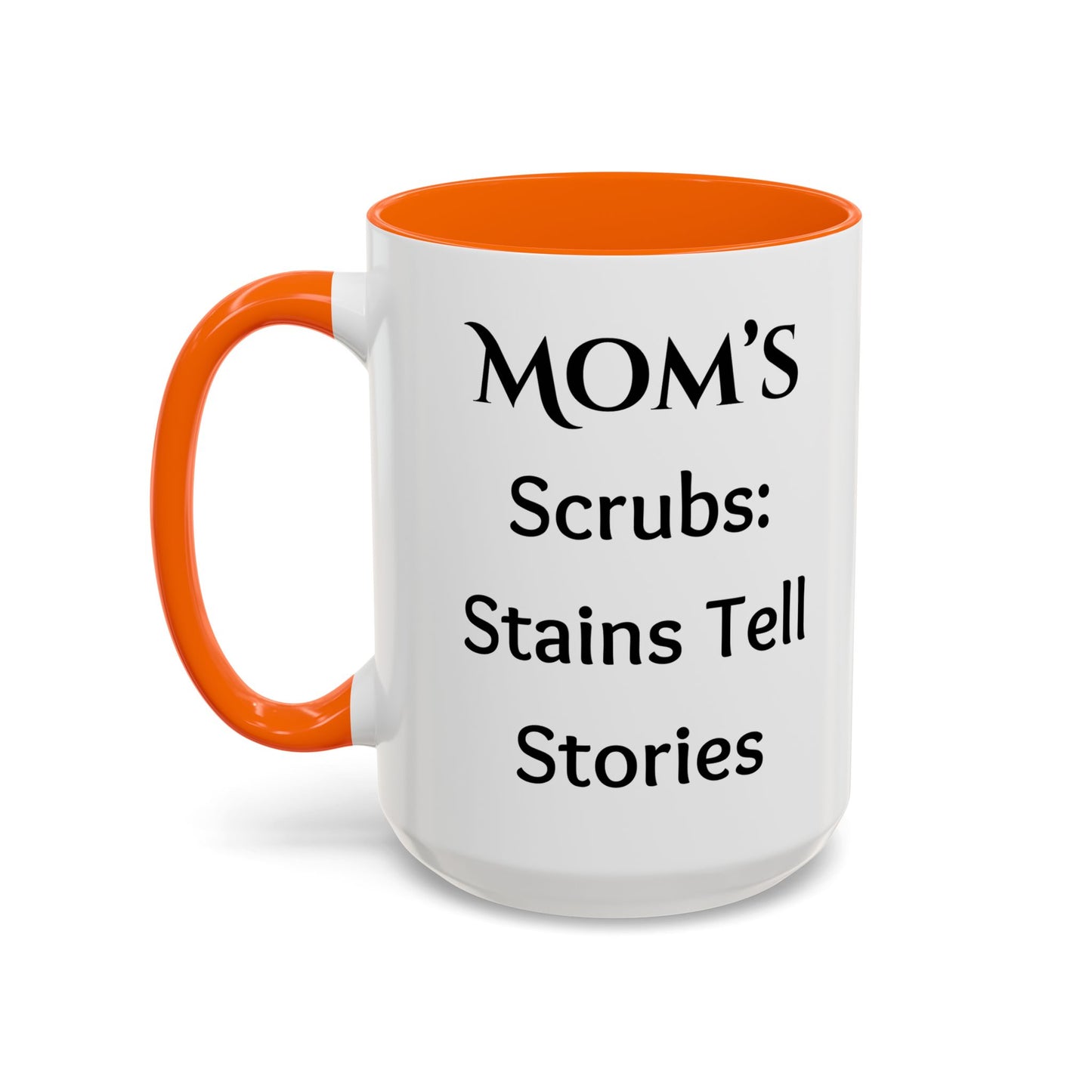 Cozy Accent Coffee Mug, 8 colors | Perfect Gift for Mom or Nurses, facing her it says, “Thank you Mom”
