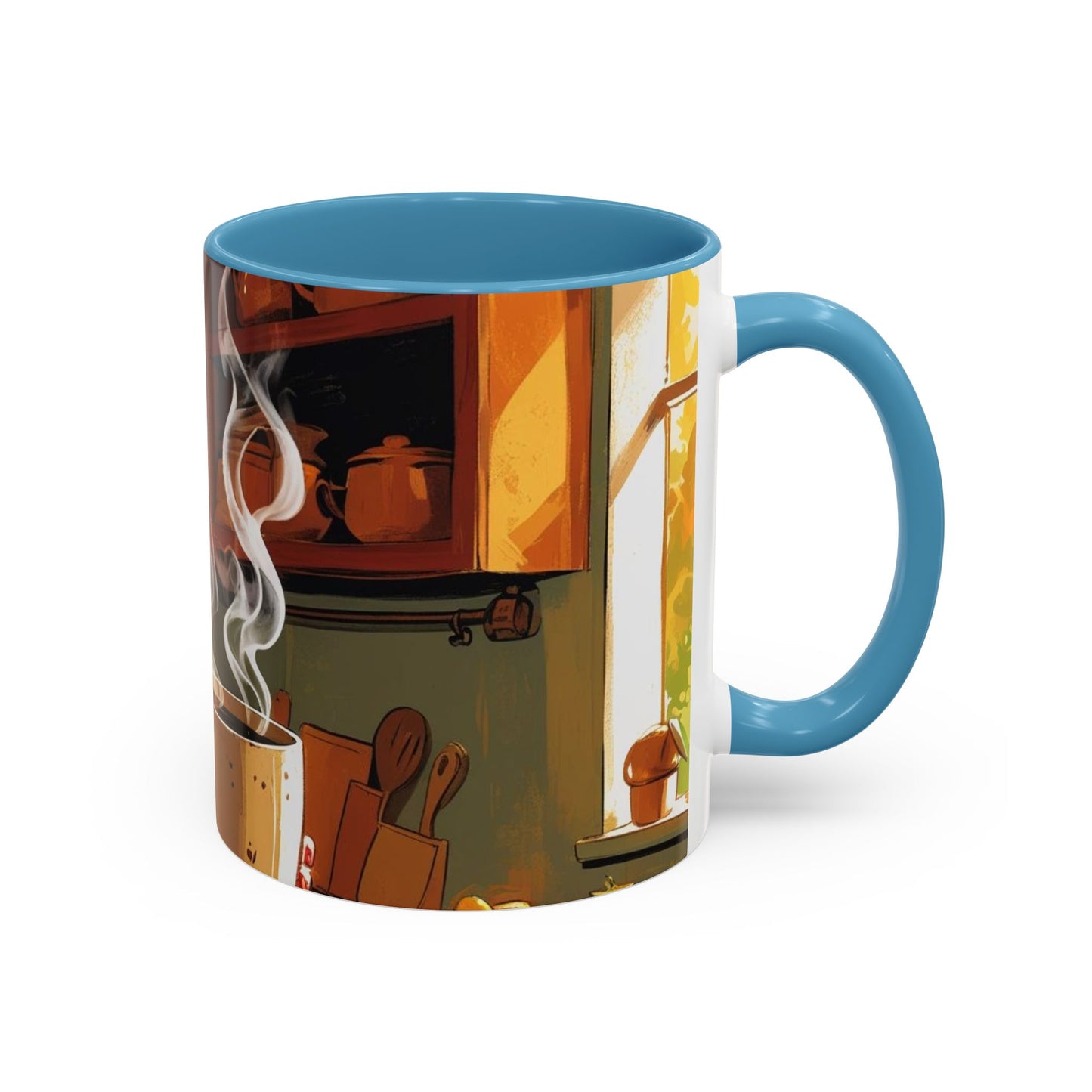 Cozy Accent Coffee Mug | Perfect for Home, Gift, saying, “That look, five minutes of peace”