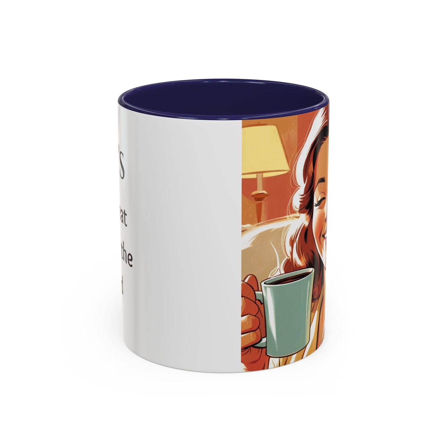 Cozy Accent Coffee Mug, 8 colors | Perfect for Home, Gift, saying, “Every great mom says the F word”