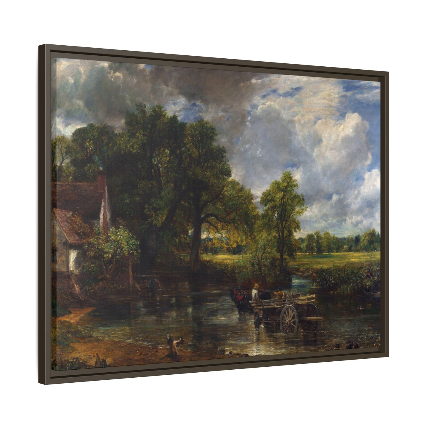 Canvas Framed Print - The Hay Wain by John Constable