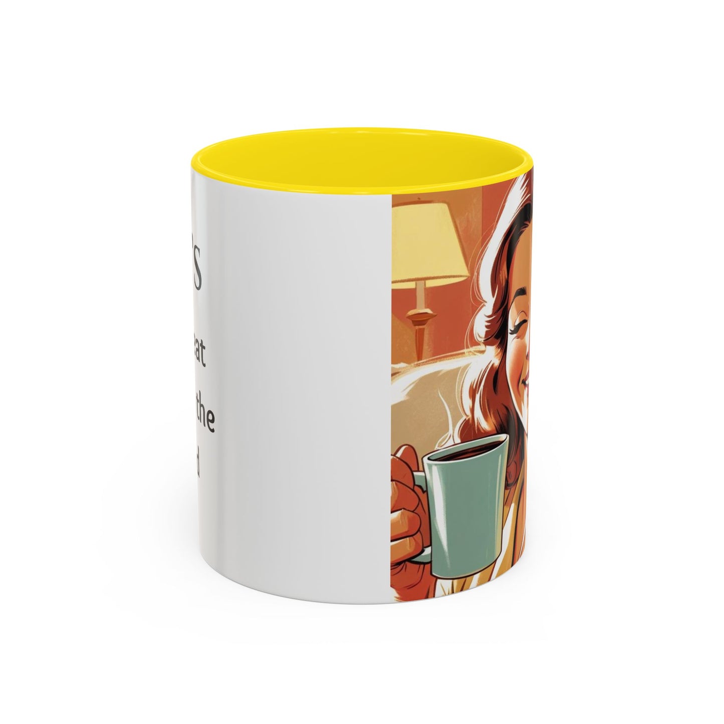 Cozy Accent Coffee Mug, 8 colors | Perfect for Home, Gift, saying, “Every great mom says the F word”