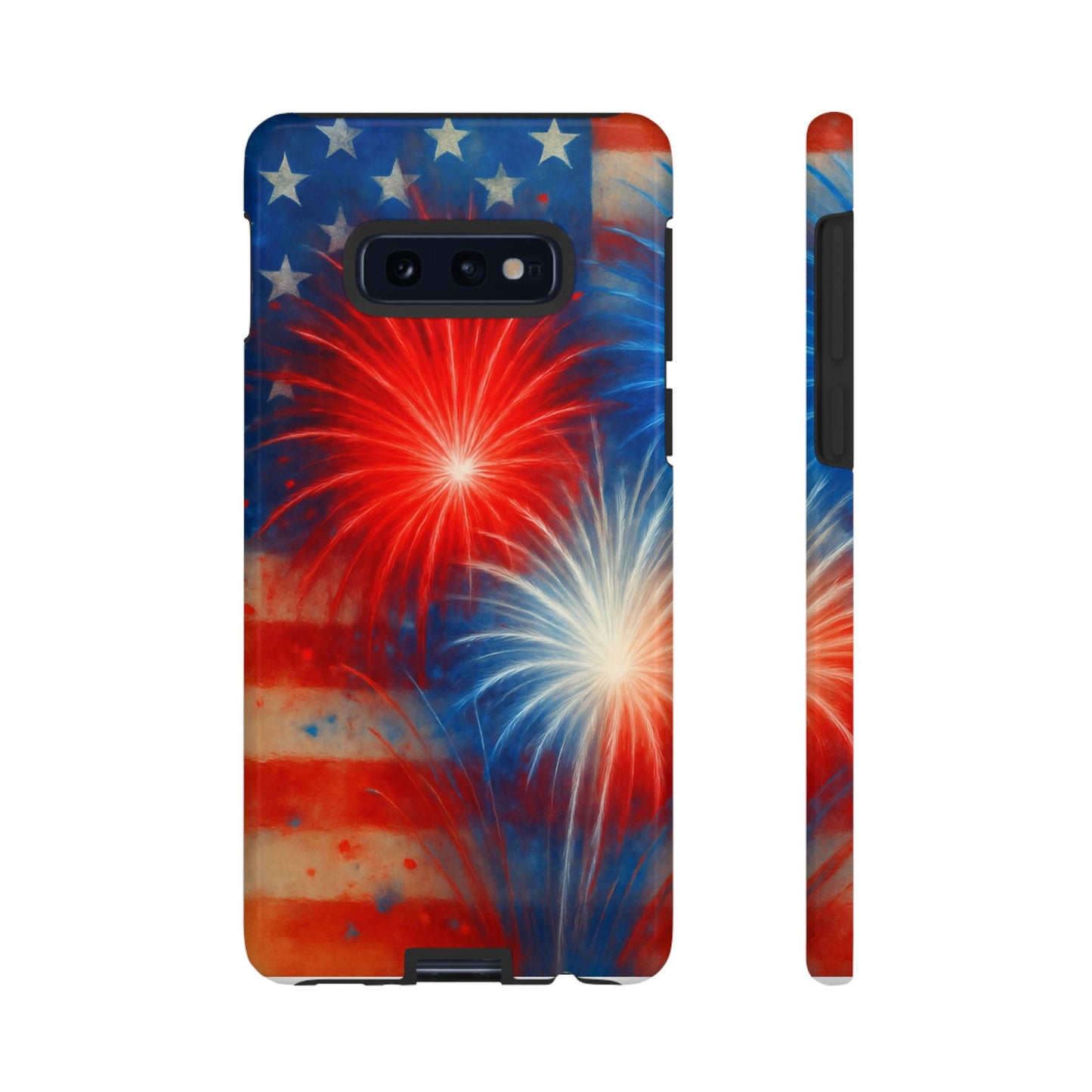 Patriotic Phone Case with Fireworks Design | Tough Cases, USA Holiday, Independence Day, Gift for Friends, Custom Cell Cover