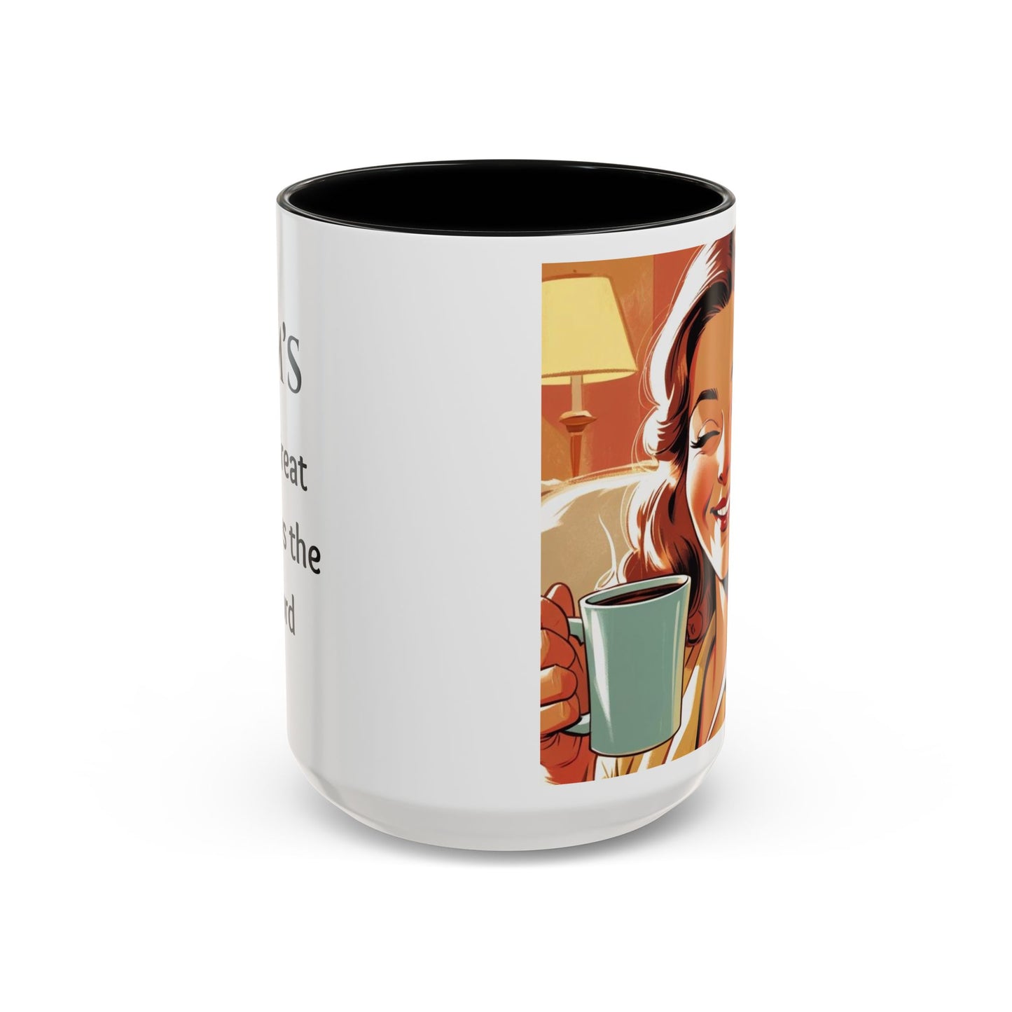 Cozy Accent Coffee Mug, 8 colors | Perfect for Home, Gift, saying, “Every great mom says the F word”