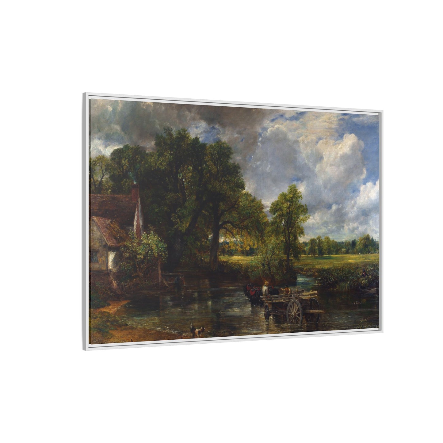 Canvas Framed Print - The Hay Wain by John Constable