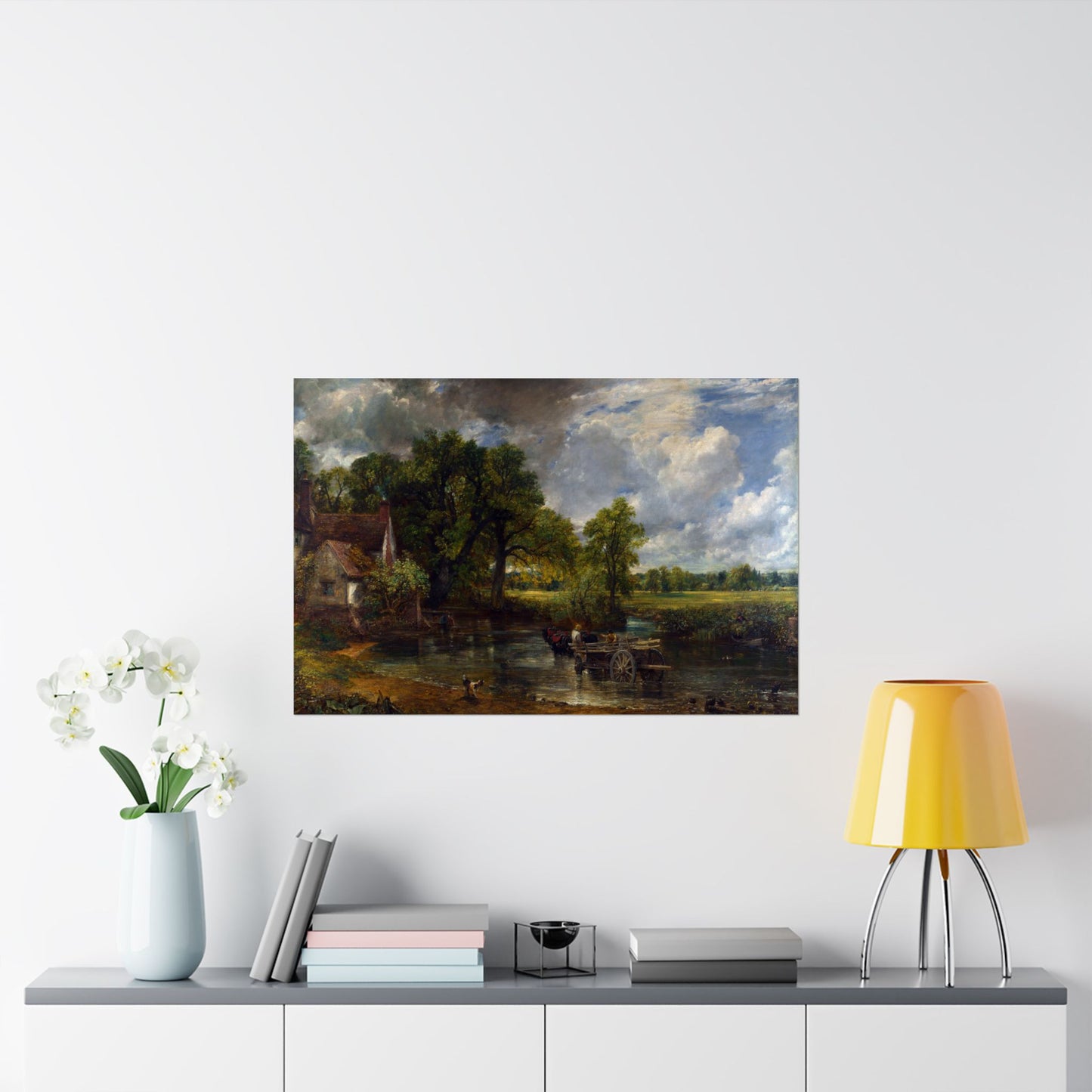 Poster Satin Print - The Hay Wain by John Constable