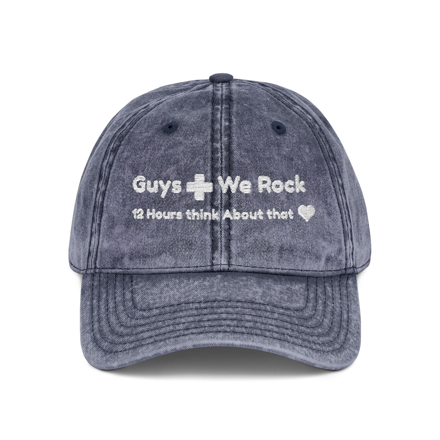 Nurses Rock 12 Hours, Vintage Red Nurse Baseball Style Cap with Mommy Hugs Embroidery on the back, perfect for RN Gifts, Medical Headwear