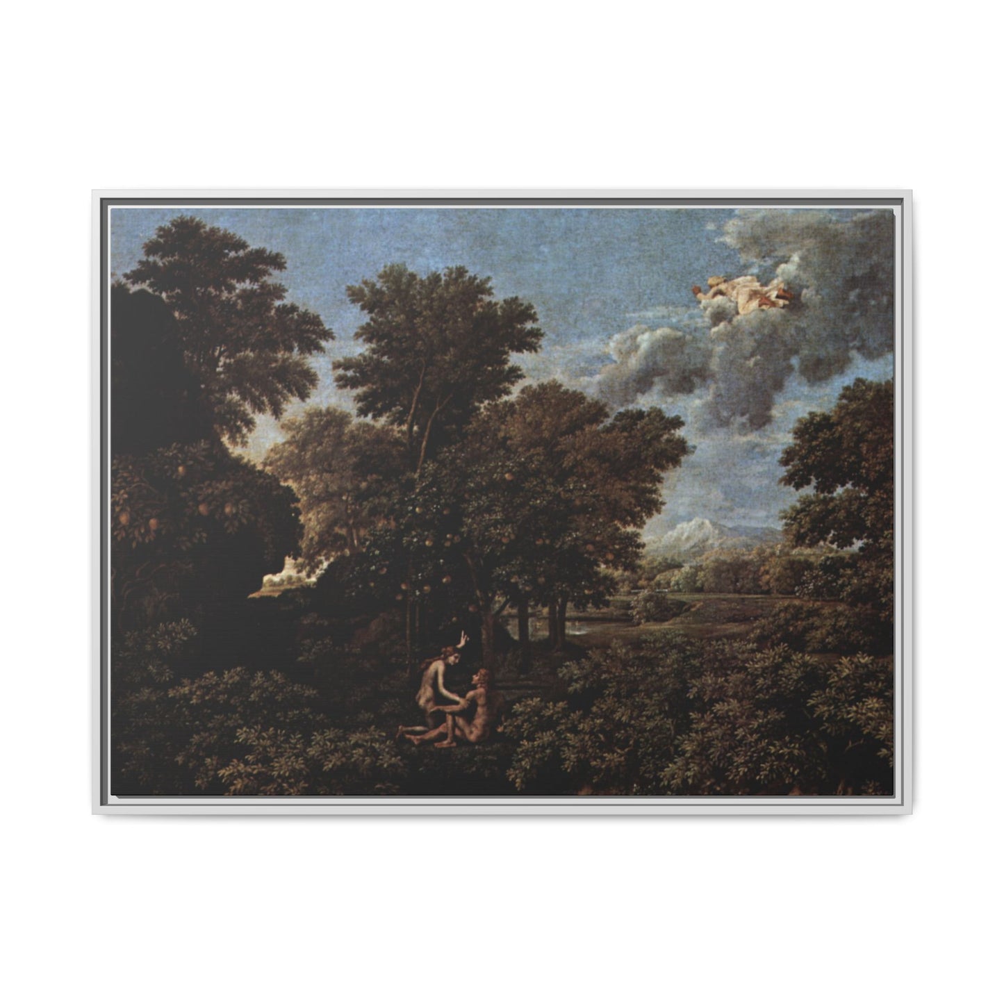 Canvas Framed Print Art - Le Printemps by Pierre-Auguste Cot