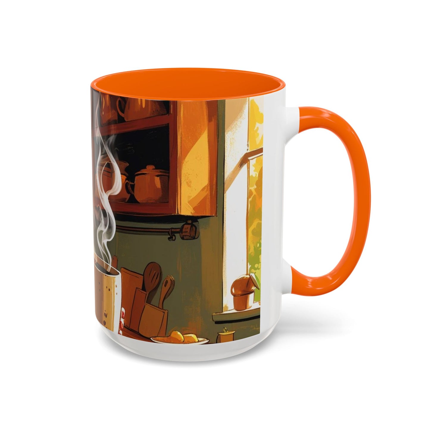 Cozy Accent Coffee Mug | Perfect for Home, Gift, saying, “That look, five minutes of peace”