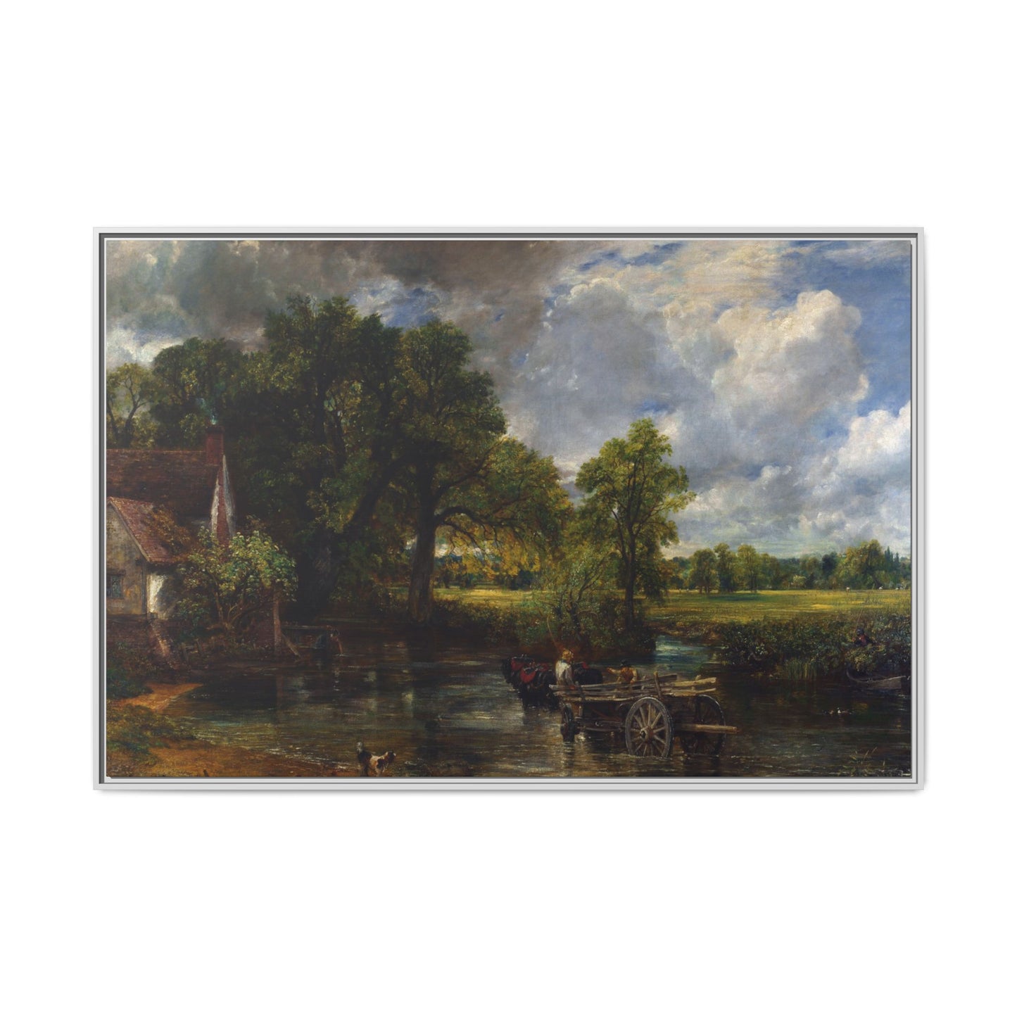 Canvas Framed Print - The Hay Wain by John Constable