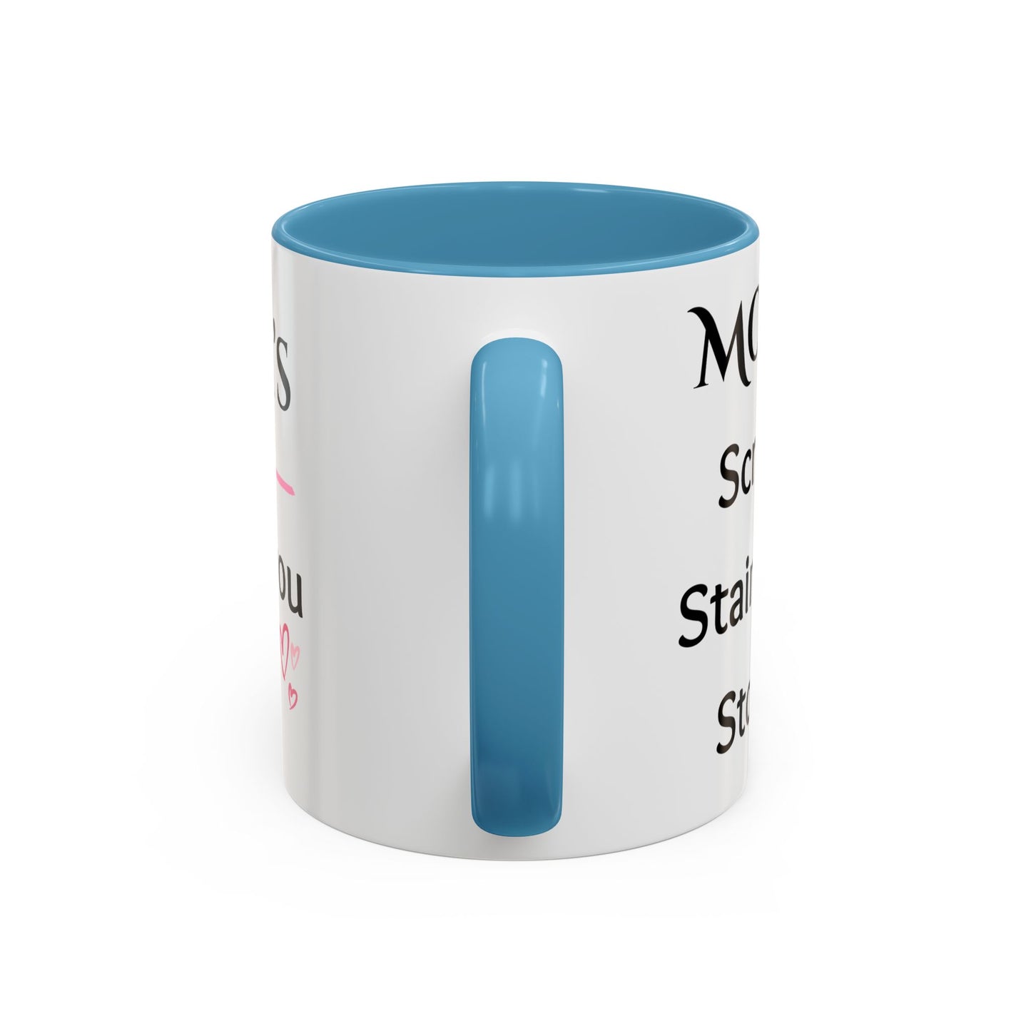 Cozy Accent Coffee Mug, 8 colors | Perfect Gift for Mom or Nurses, facing her it says, “Thank you Mom”