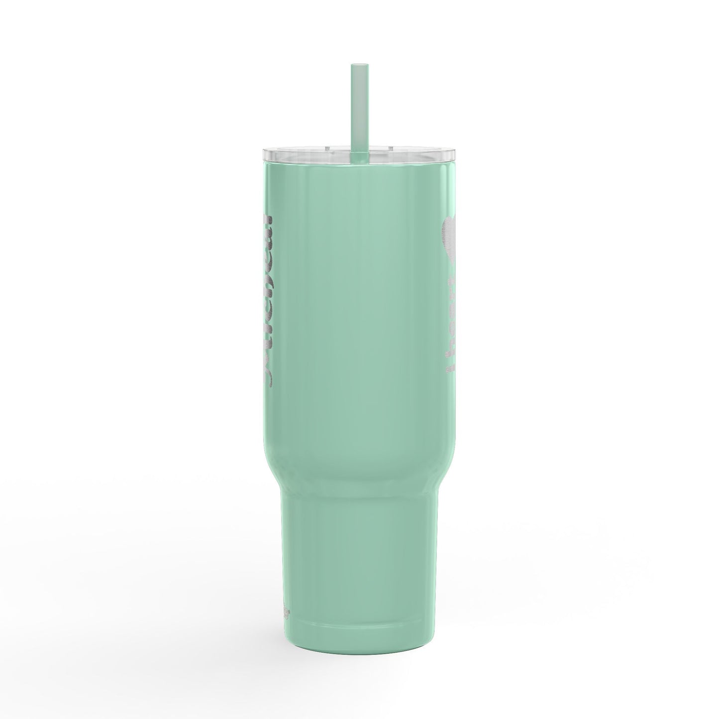 Engraved Personalized Their name on Insulated Tumbler, Both sides Custom Engraved 40oz Drinkware Gift for Him/Her, Birthday, Travel Mug