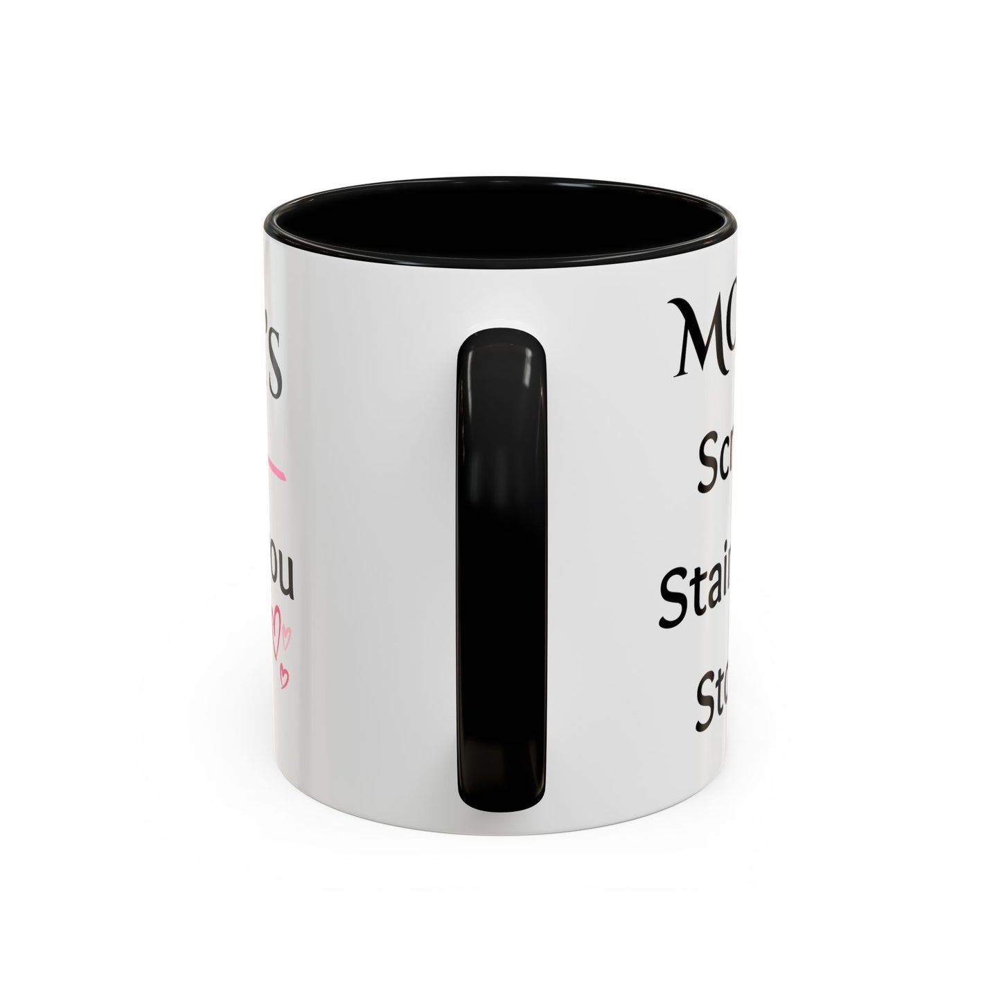 Cozy Accent Coffee Mug, 8 colors | Perfect Gift for Mom or Nurses, facing her it says, “Thank you Mom”