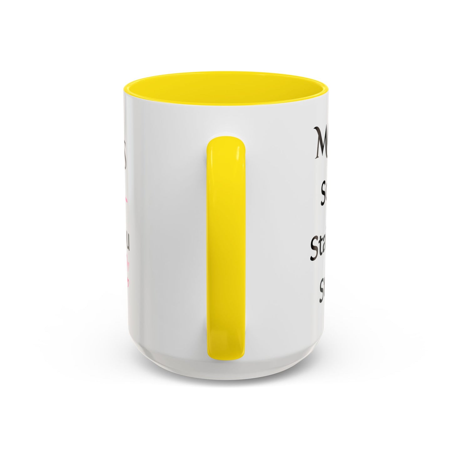 Cozy Accent Coffee Mug, 8 colors | Perfect Gift for Mom or Nurses, facing her it says, “Thank you Mom”