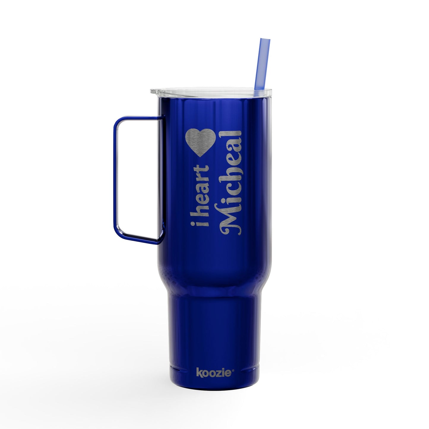 Engraved Personalized Their name on Insulated Tumbler, Both sides Custom Engraved 40oz Drinkware Gift for Him/Her, Birthday, Travel Mug
