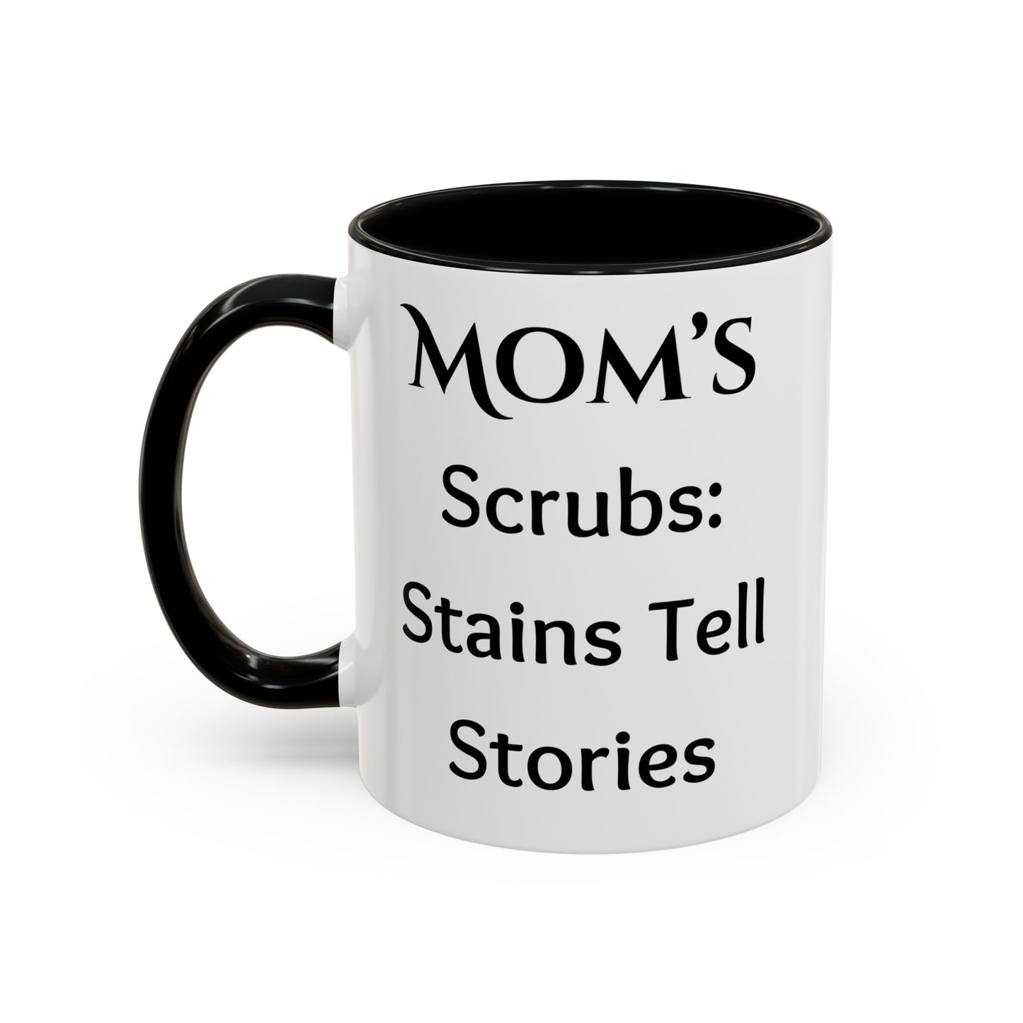 Cozy Accent Coffee Mug, 8 colors | Perfect Gift for Mom or Nurses, facing her it says, “Thank you Mom”