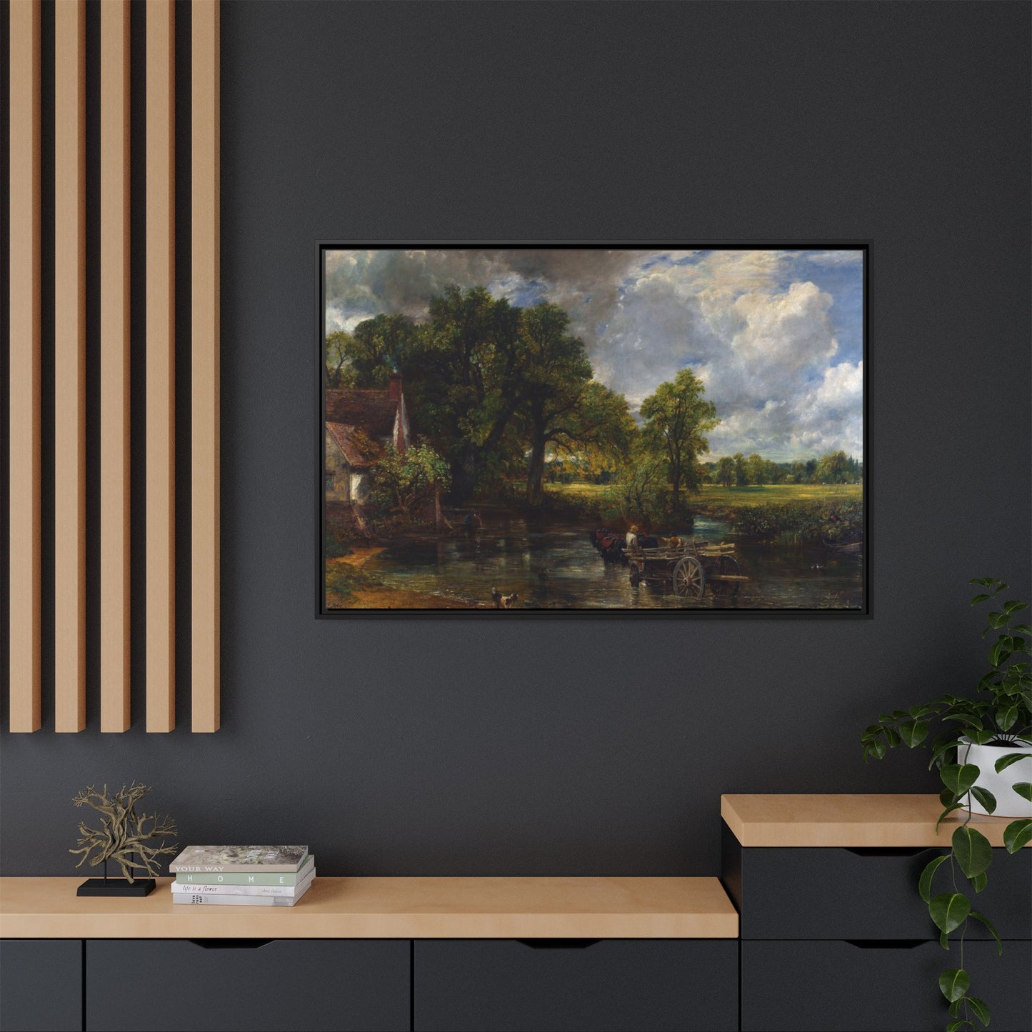 Canvas Framed Print - The Hay Wain by John Constable