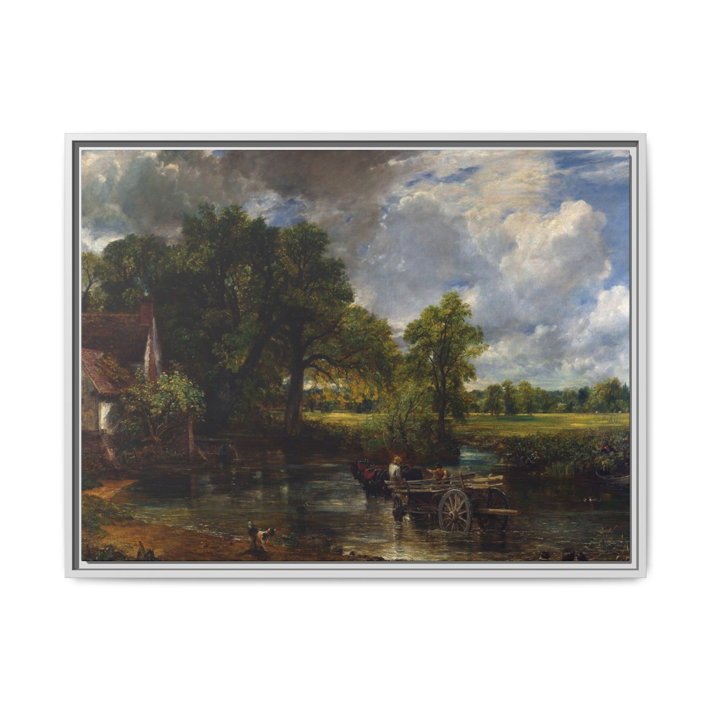 Canvas Framed Print - The Hay Wain by John Constable