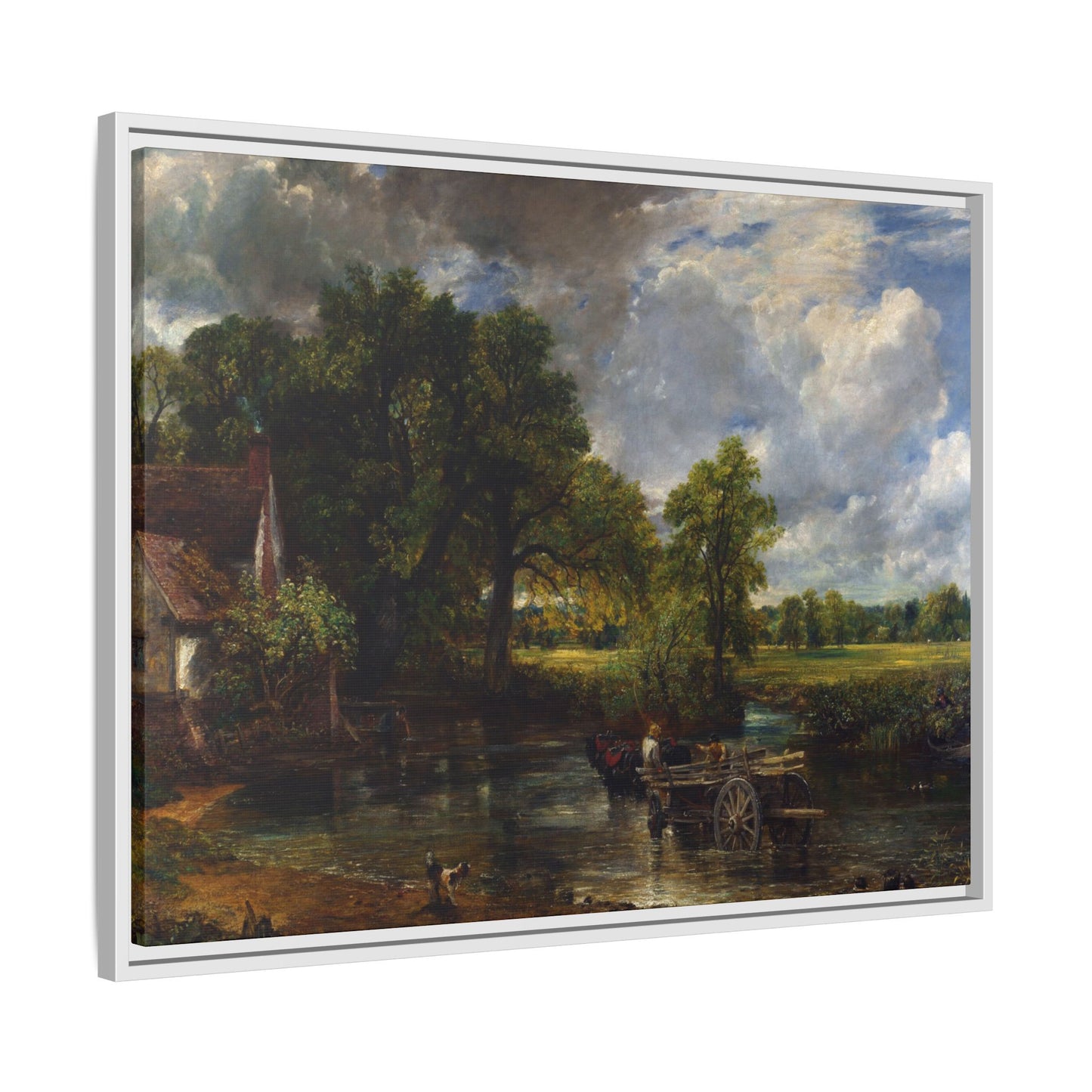 Canvas Framed Print - The Hay Wain by John Constable