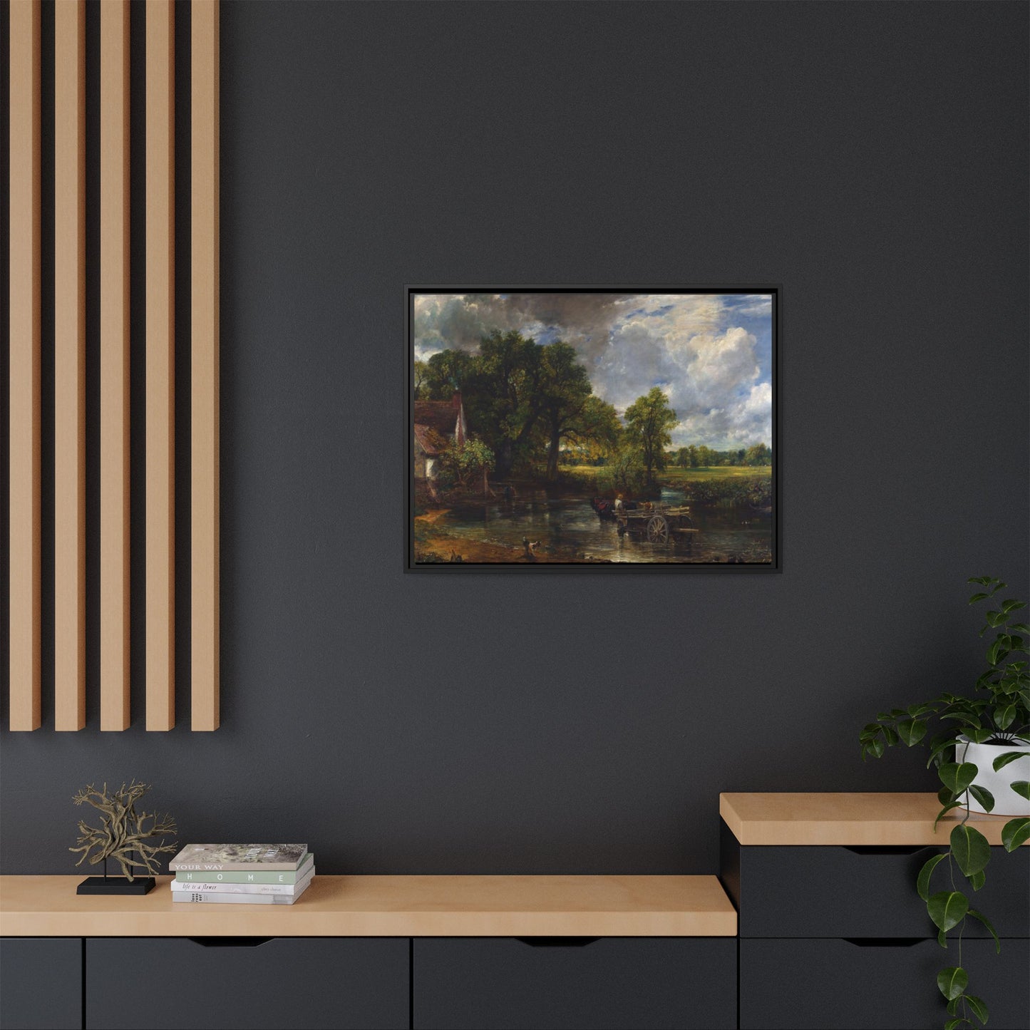 Canvas Framed Print - The Hay Wain by John Constable